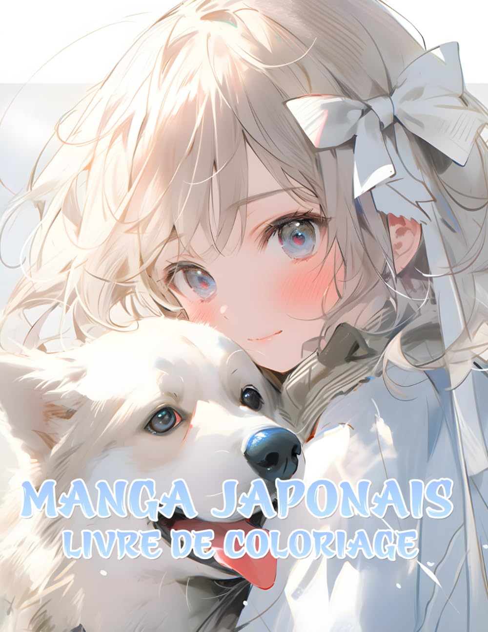 jaquette album Livre De Coloriage Manga Japonais: Un ouvrage destiné aux jeunes et aux adolescents, rassemblant une variété de personnages issus de mangas et d'animes pour les amateurs passionnés.