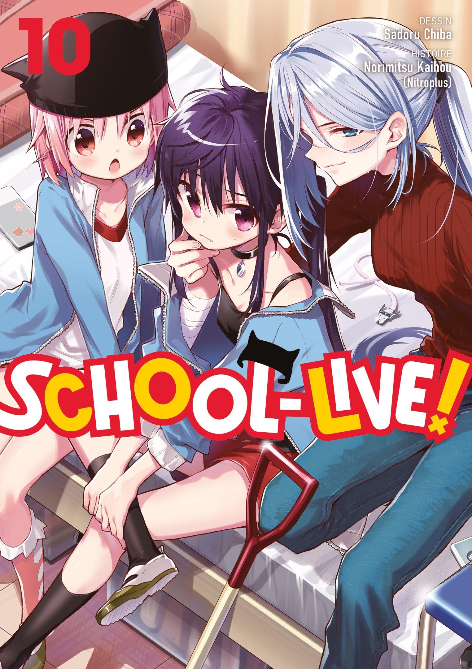 jaquette album School-Live! - Tome 10
