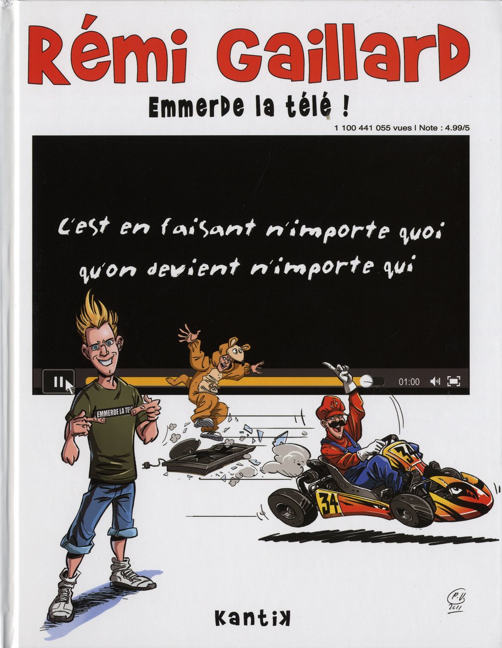 jaquette album Rémi Gaillard emmerde la télé !