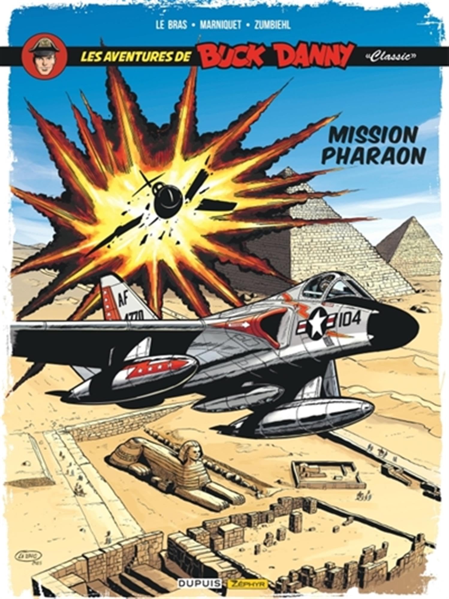 jaquette album Buck Danny Classic - Tome 13 - Mission Pharaon