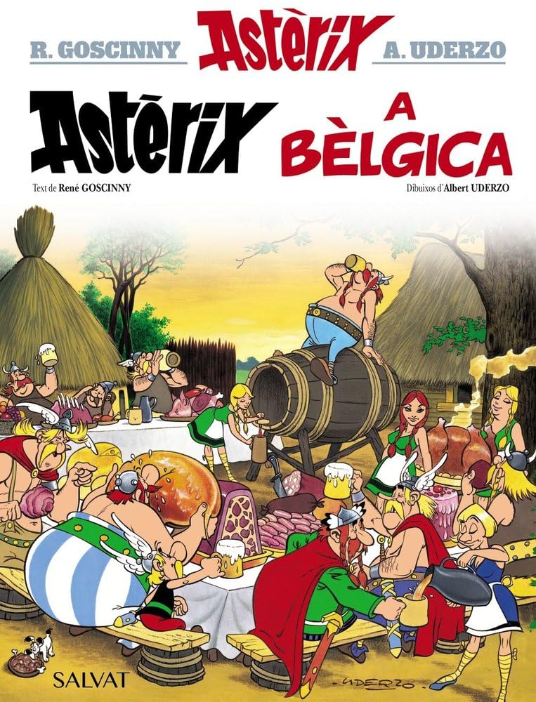 jaquette livre Astèrix a Bèlgica