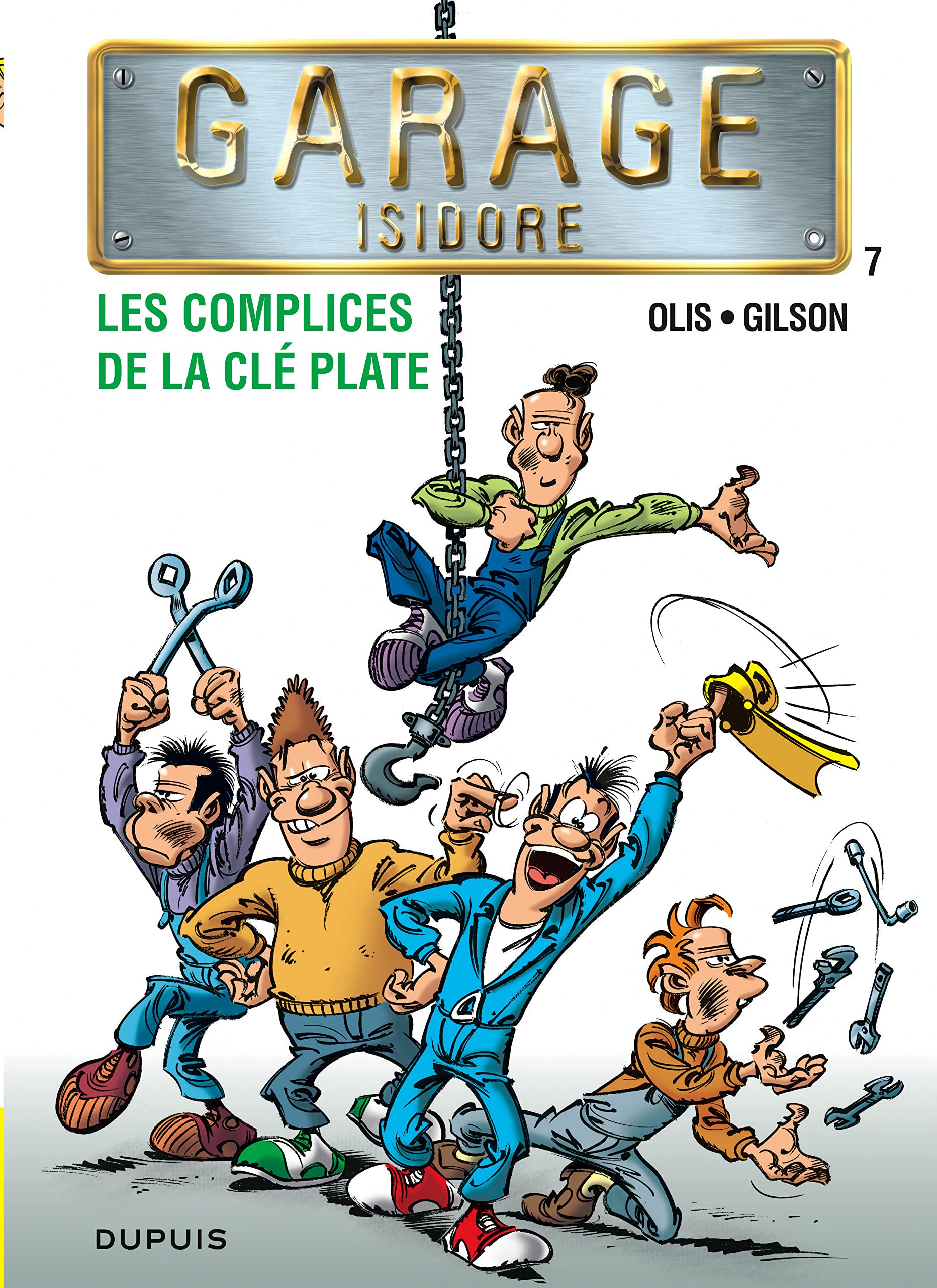jaquette album Garage Isidore - Tome 7 - Les Complices de la clé plate (nouvelle maquette)