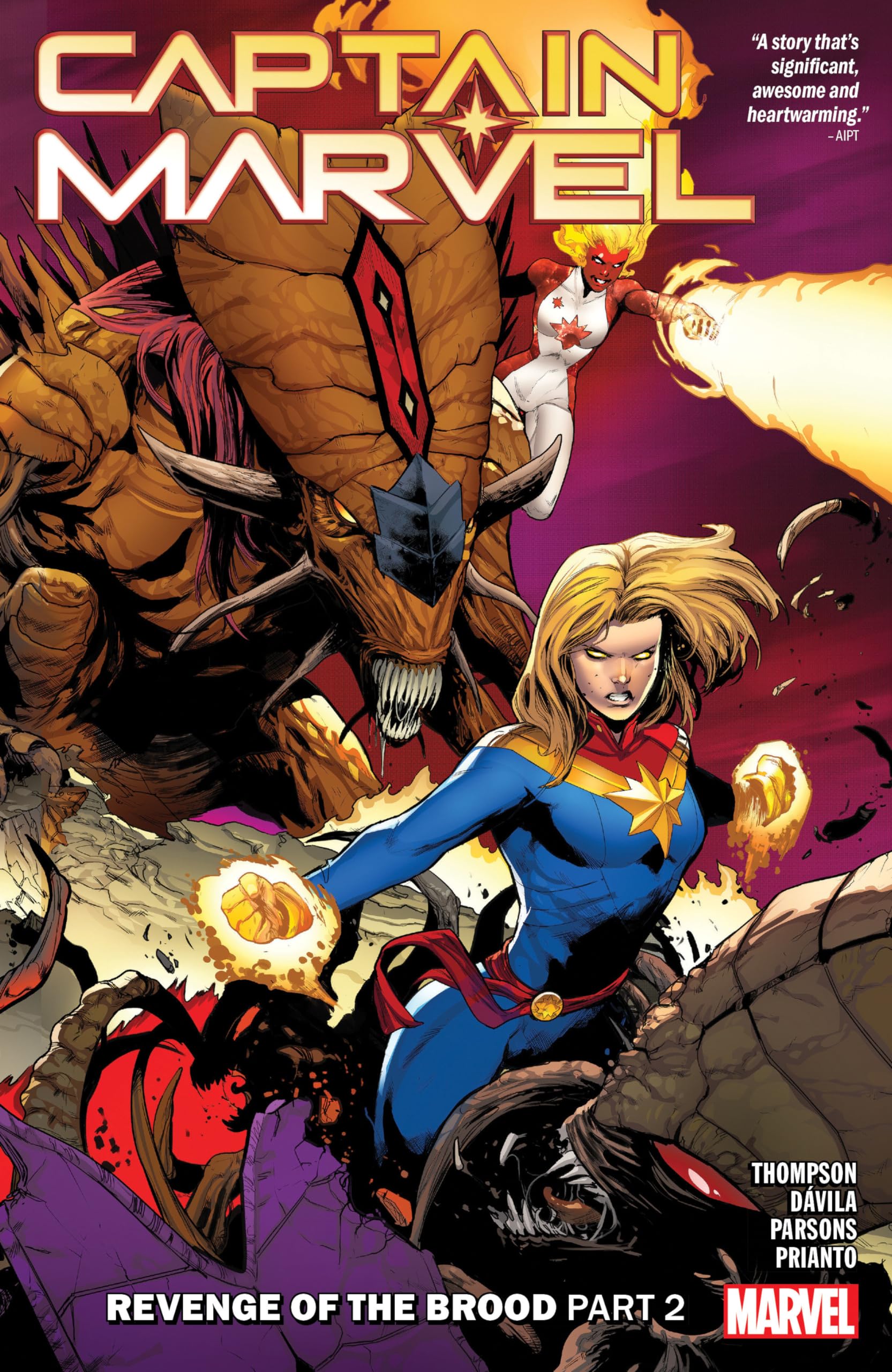 jaquette album CAPTAIN MARVEL VOL. 10: REVENGE OF THE BROOD PART 2