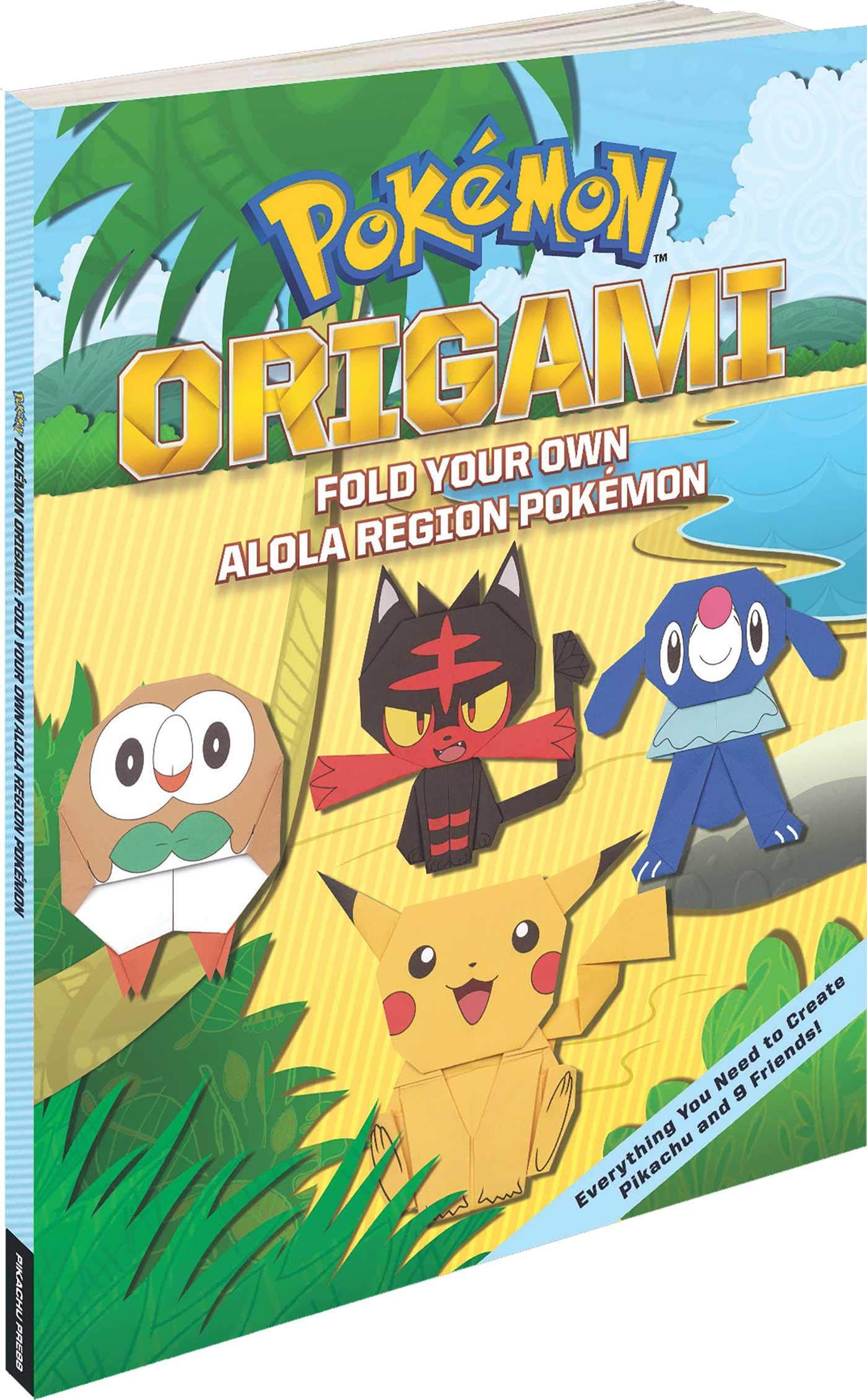 jaquette album Pokémon Origami: Fold Your Own Alola Region Pokémon