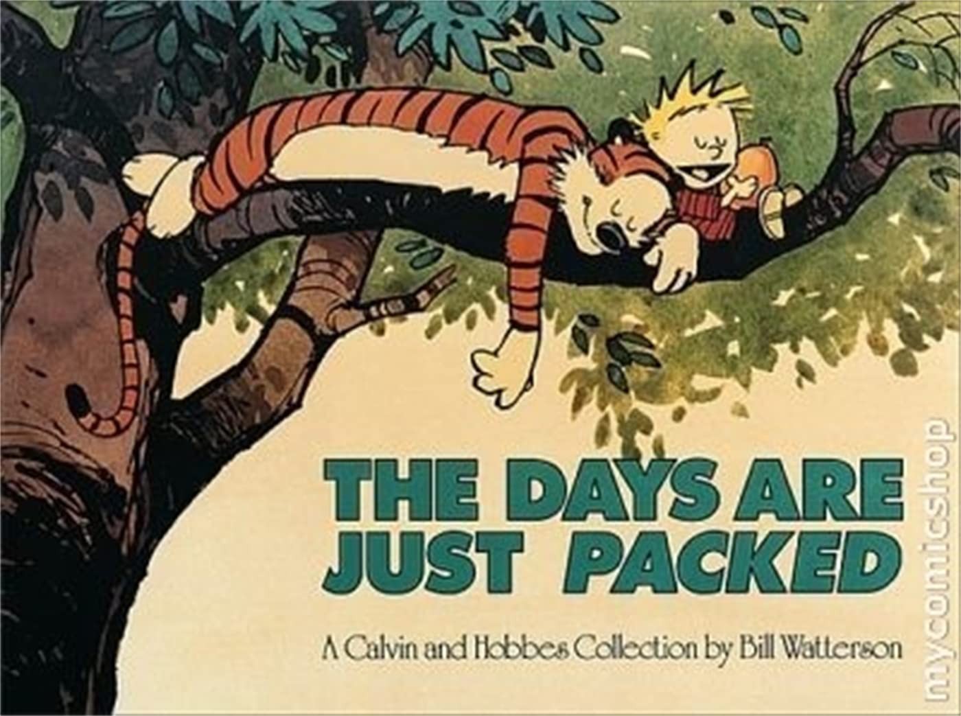 jaquette livre The Days Are Just Packed: Calvin & Hobbes Series: Book Twelve