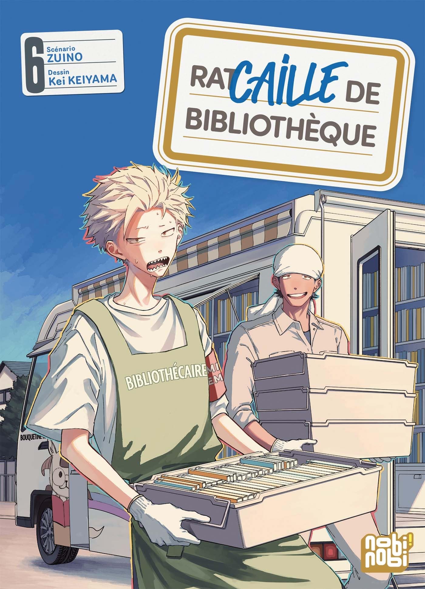jaquette album Racaille de bibliothèque T06