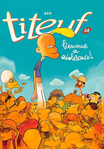 jaquette album titeuf bienvenue en adolescence!