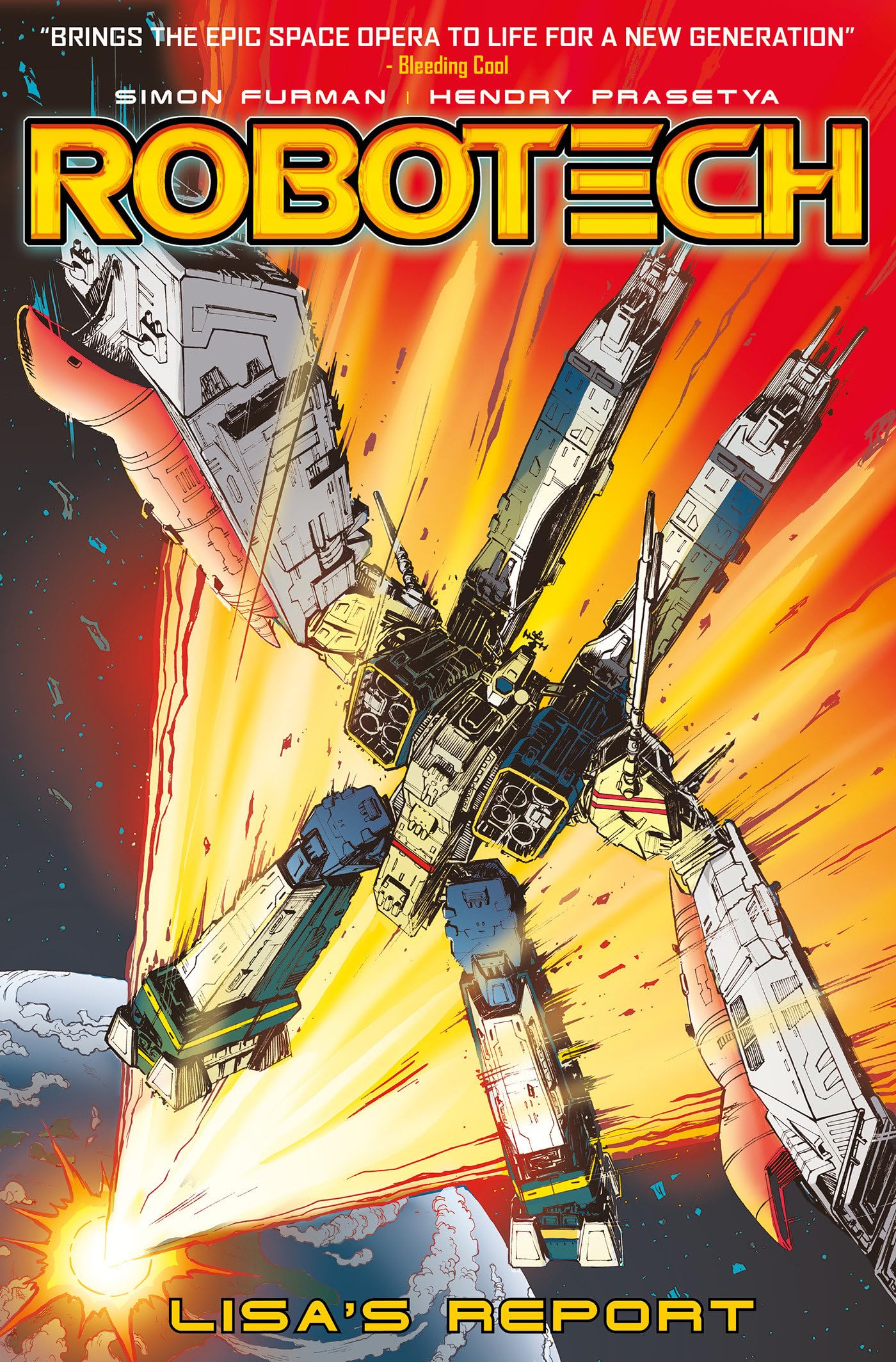 jaquette album Robotech 4: Lisa's Report