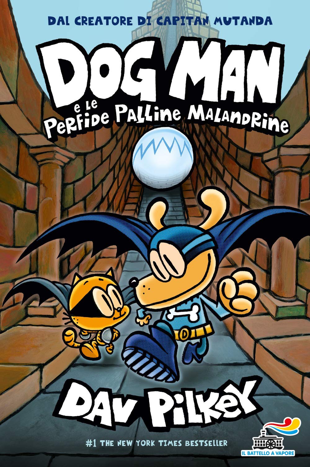 jaquette album Dog Man e le perfide palline malandrine