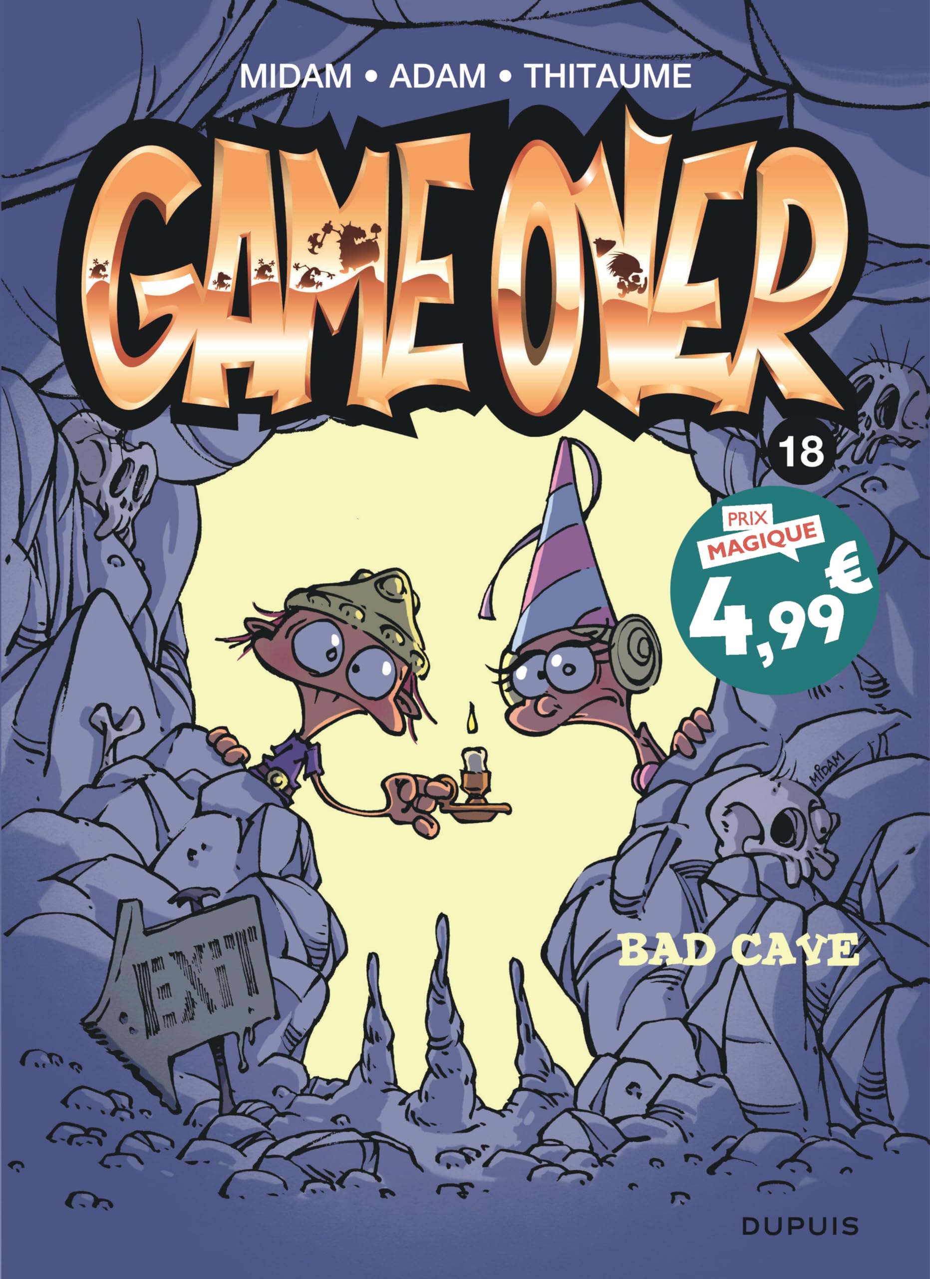 jaquette album Game over - Tome 18 - Bad cave