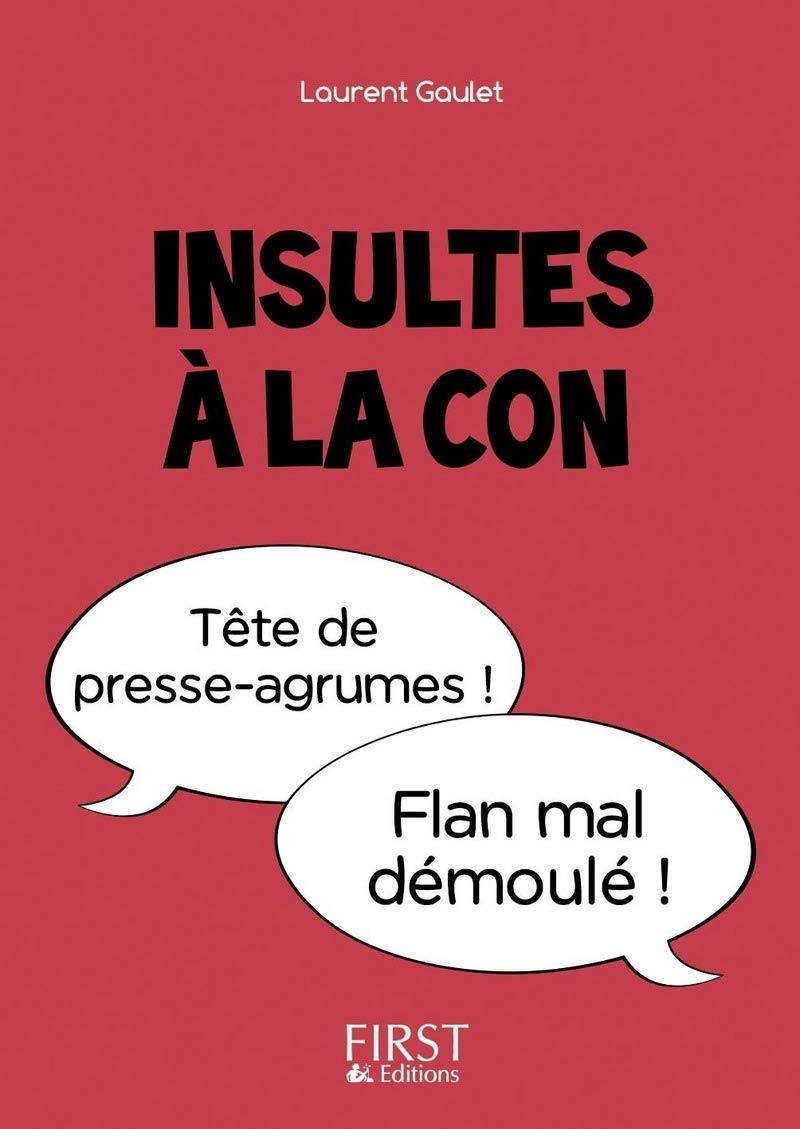 jaquette livre Petit Livre - Insultes à la con