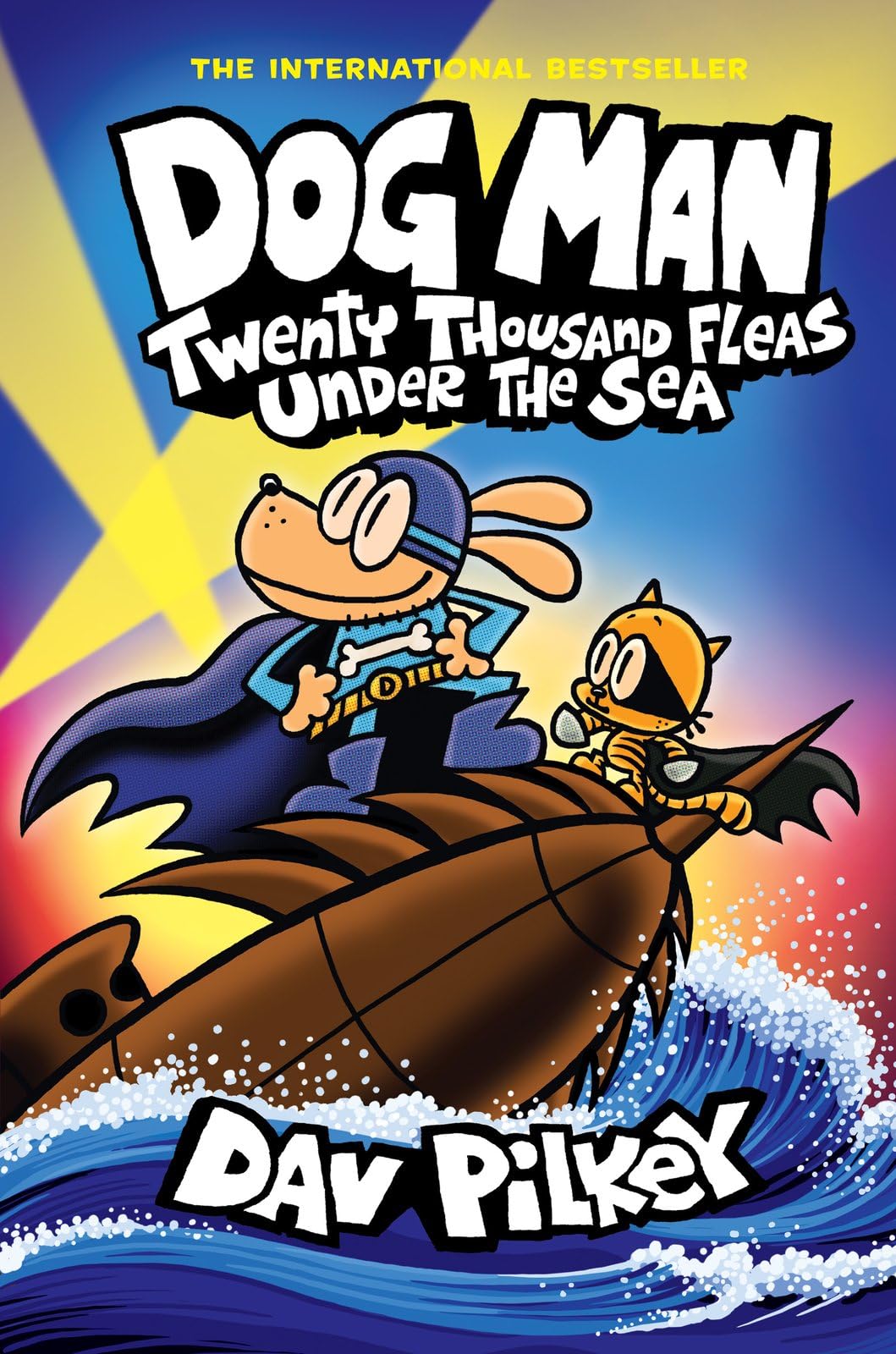 jaquette album Dog Man 11: Twenty Thousand Fleas Under the Sea (PB)