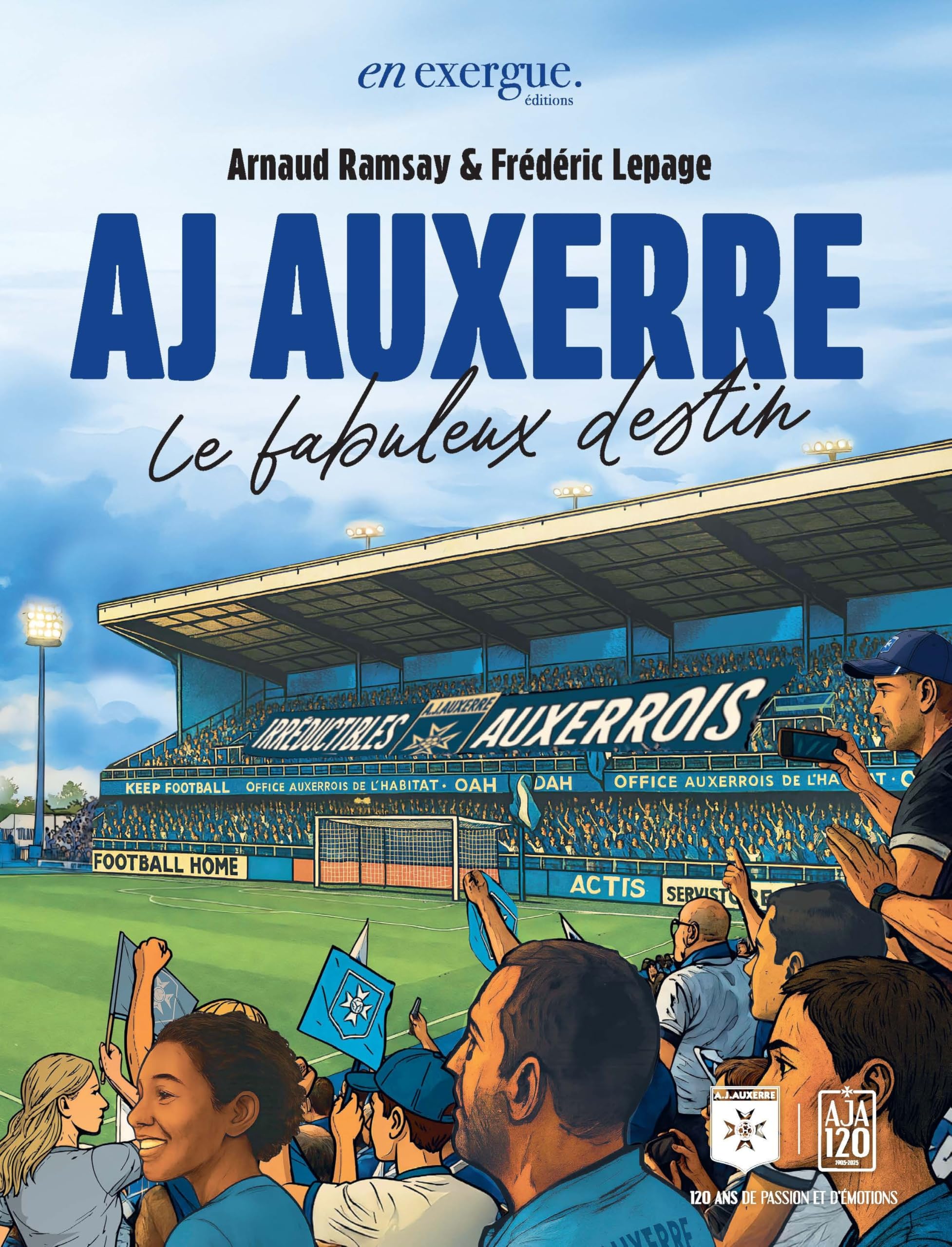 jaquette album AJ Auxerre 120 ans de football