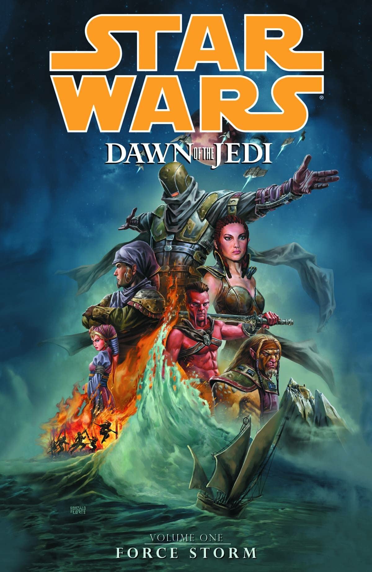 jaquette album Star Wars: Dawn of the Jedi Volume 1 - Force Storm