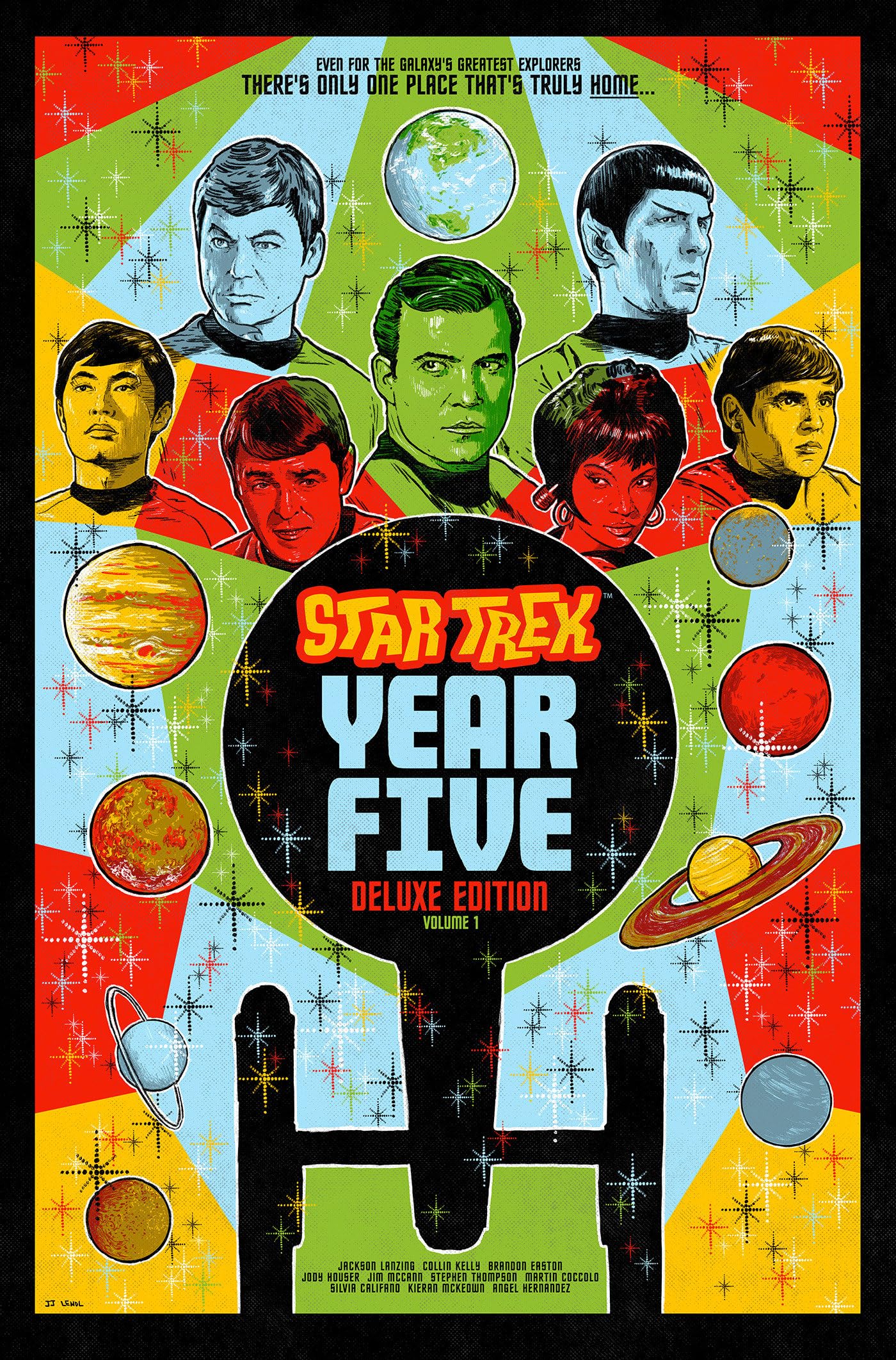 jaquette livre Star Trek: Year Five Deluxe Edition--Book One