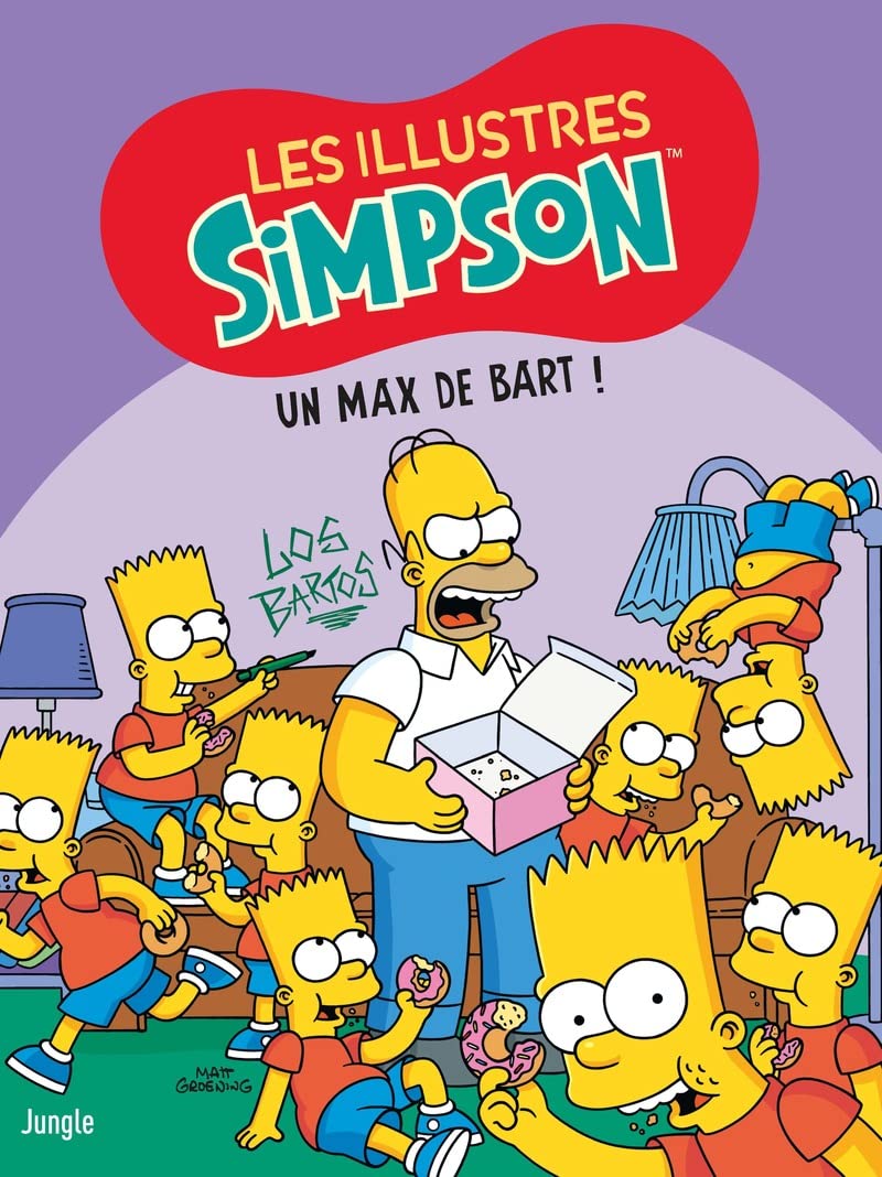 jaquette album Les Illustres Simpson - Tome 4 Un max de Bart ! (4)