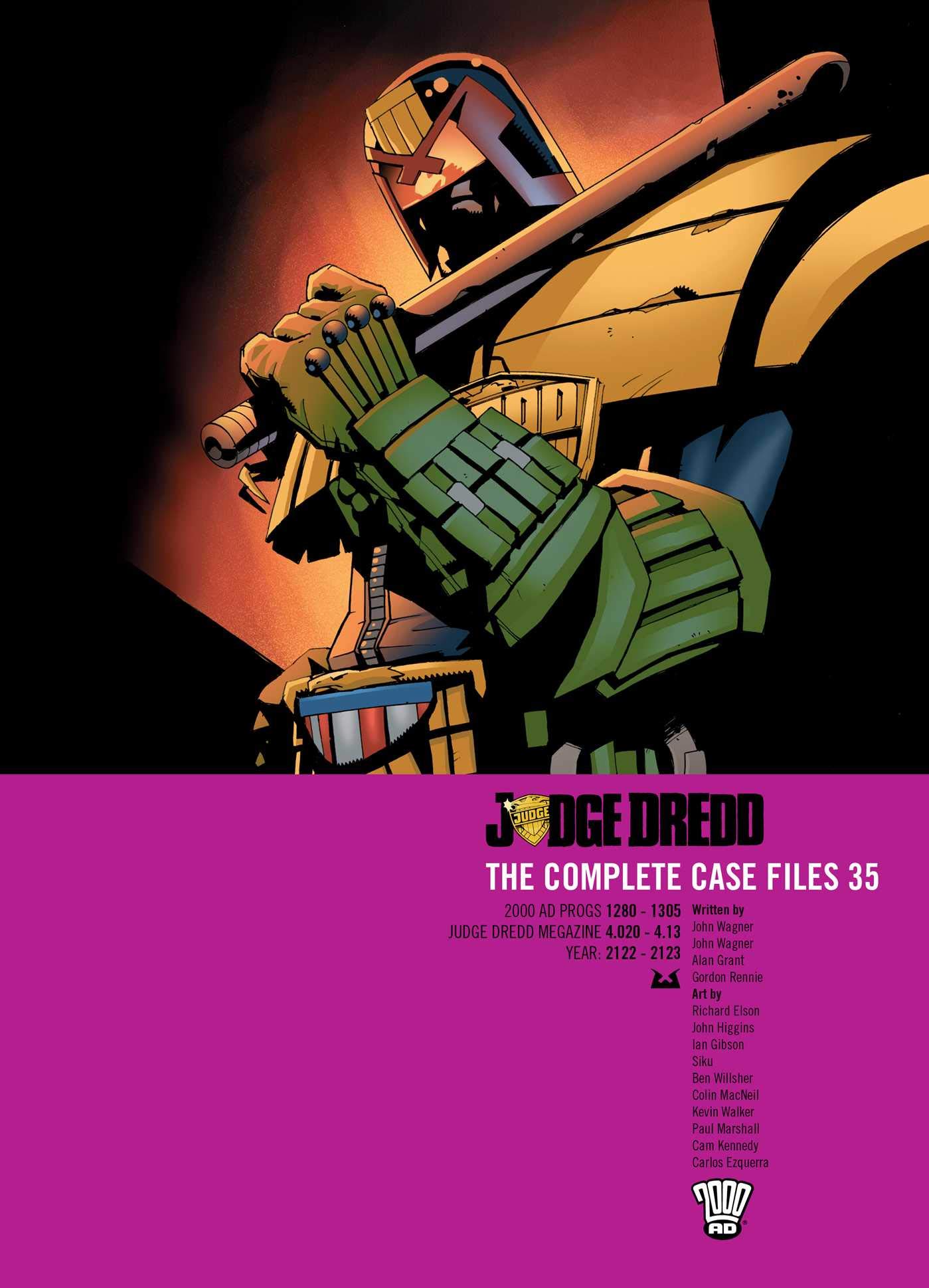 jaquette album Judge Dredd: The Complete Case Files 35 (Volume 35)