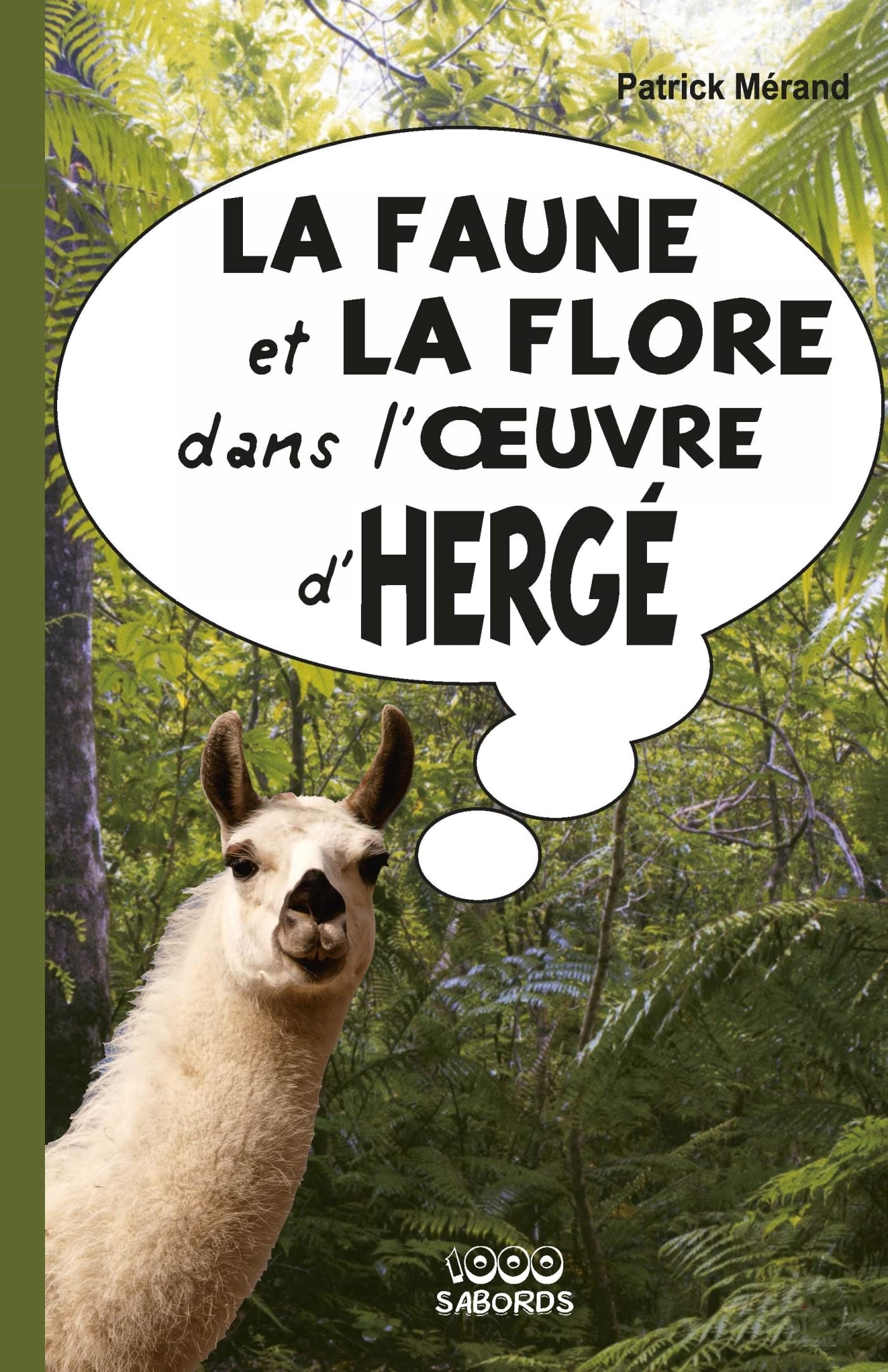 jaquette album La faune et la flore dans l'oeuvre d'Hergé