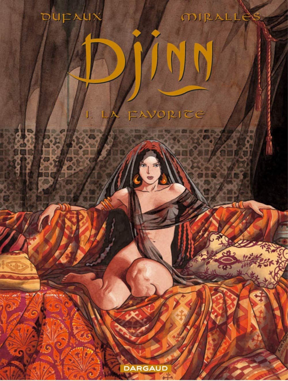 jaquette livre Djinn, tome 1 : La favorite