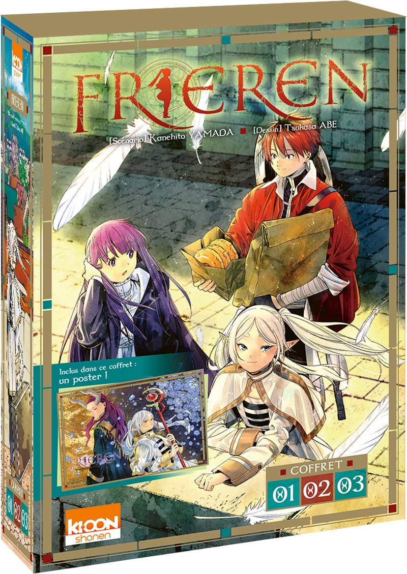 jaquette album Coffret Frieren vol. 1 à 3