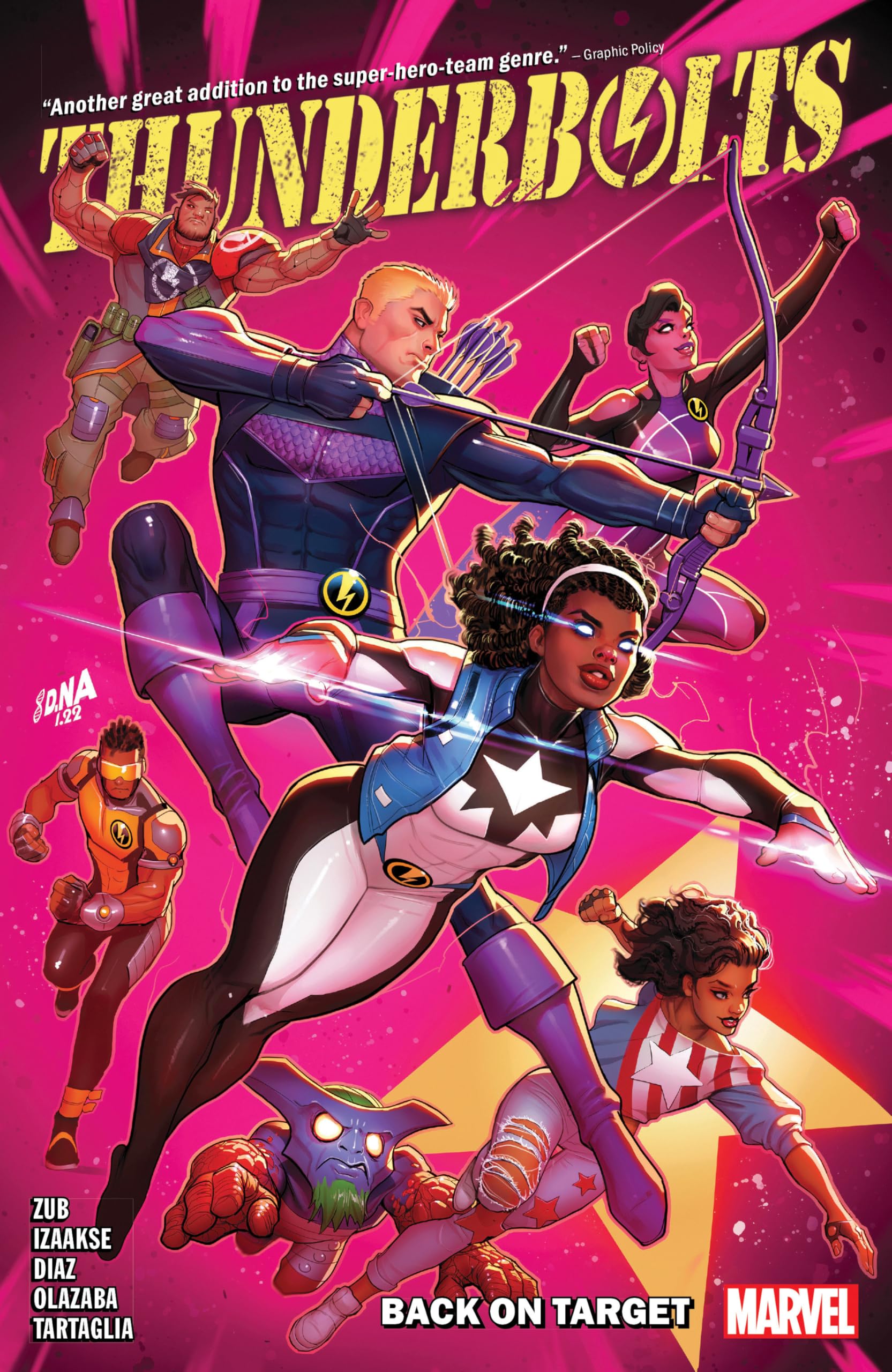 jaquette album Thunderbolts: Back On Target
