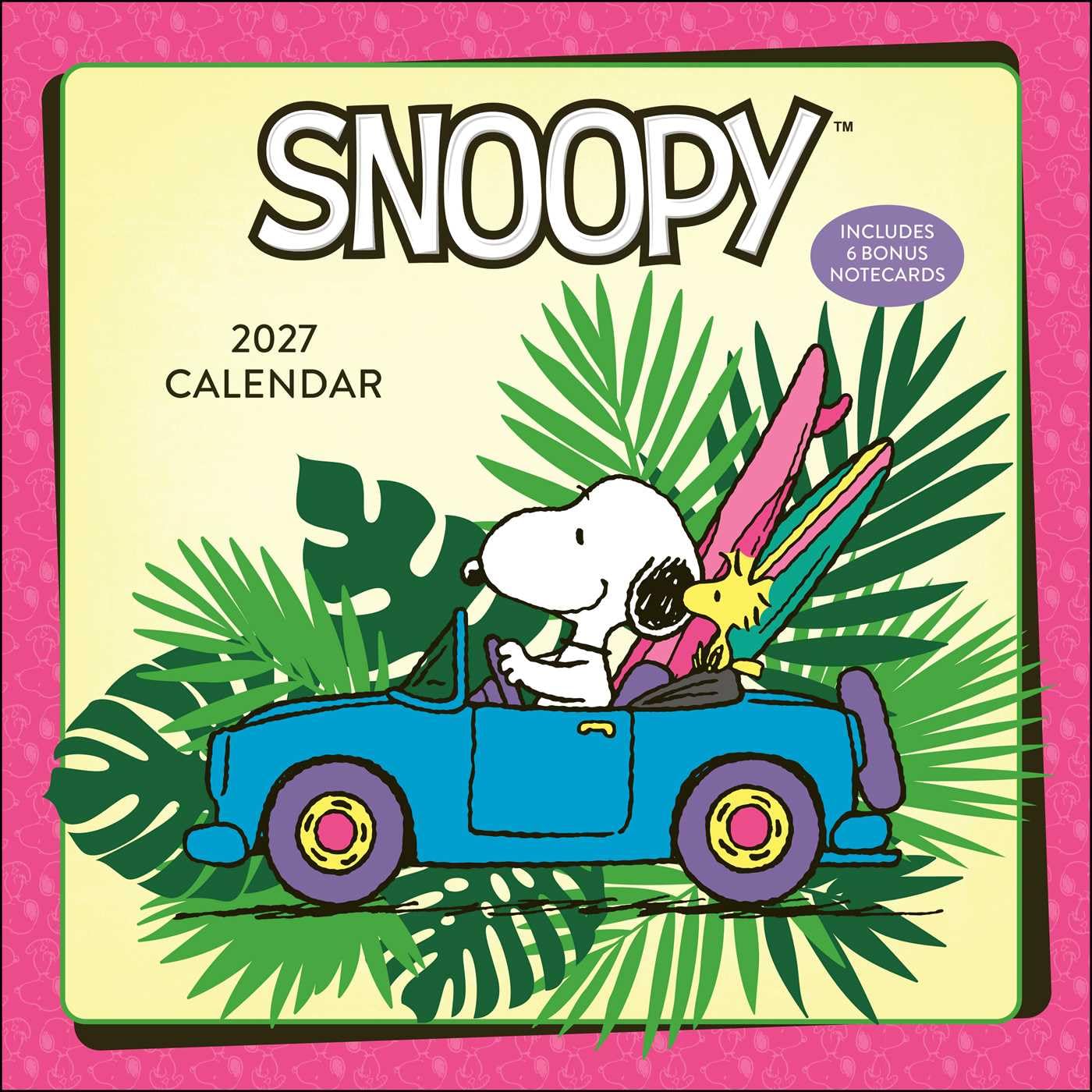 jaquette album PEANUTS®: SNOOPY 2027 Wall Calendar with Notecards