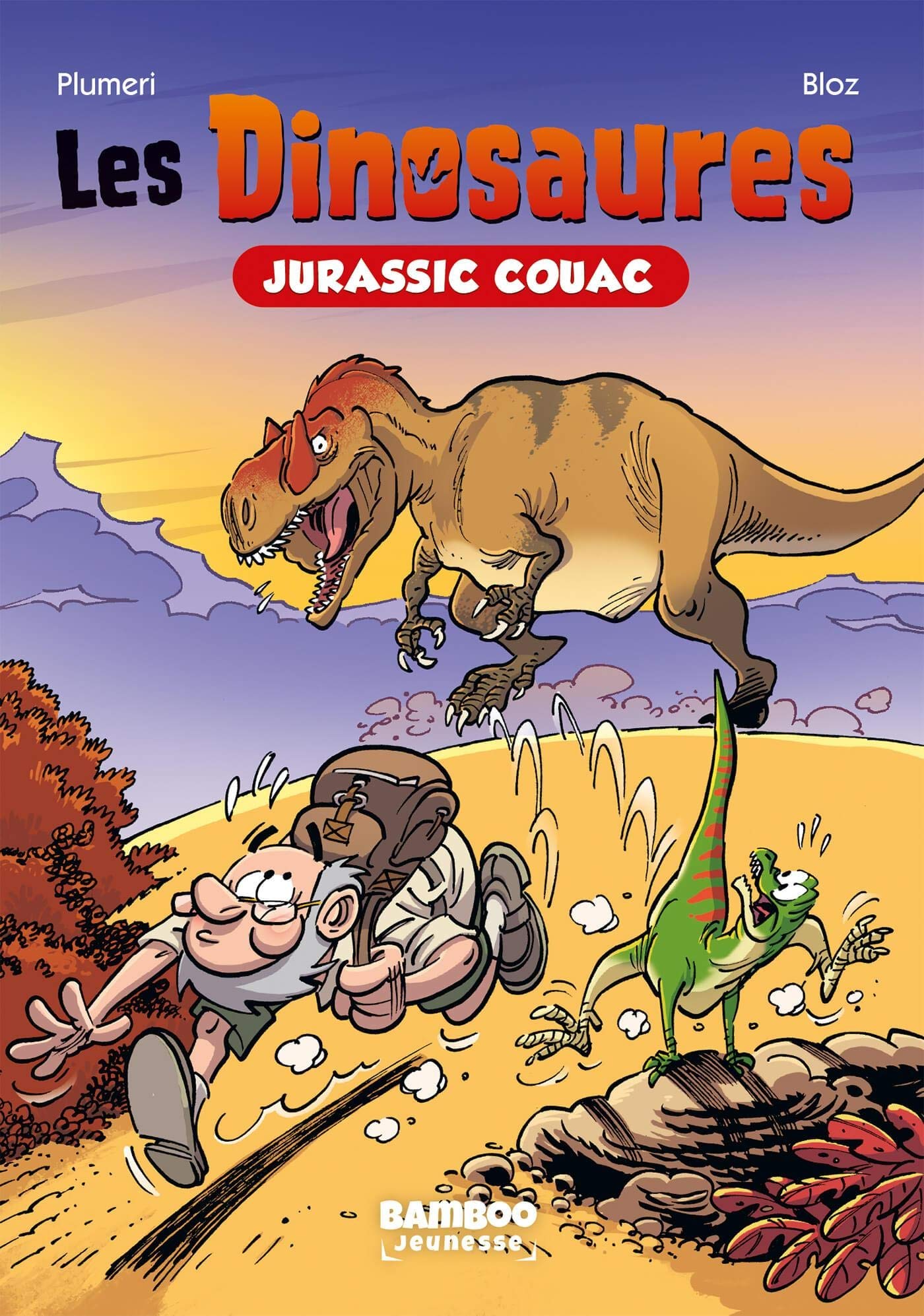 jaquette album Les Dinosaures en BD - Poche - tome 01: Jurassic couac