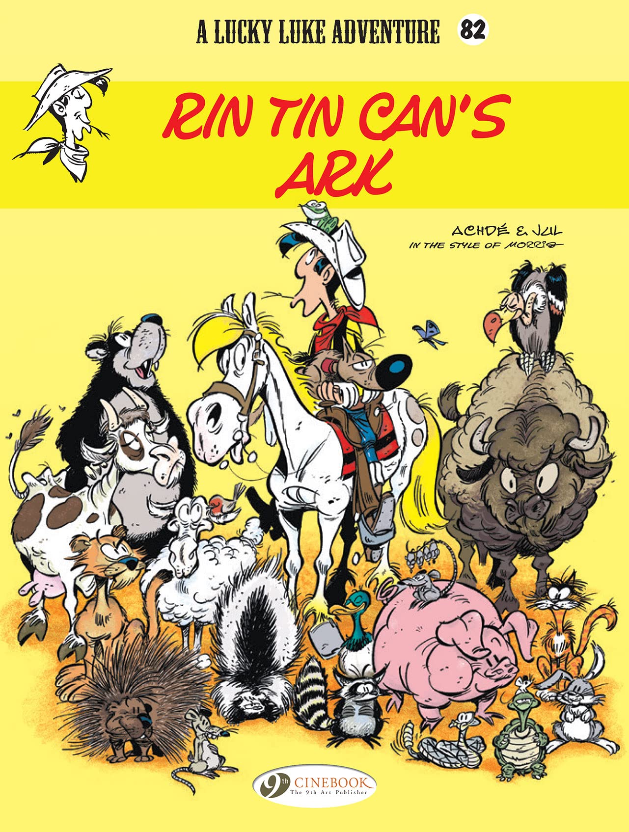 jaquette album Lucky Luke Vol. 82 - Rin Tin Can's Ark - Tome 82 (82)