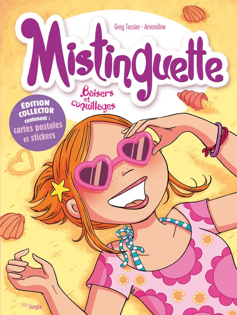 jaquette album Mistinguette - tome 2 Baisers et coquillages - Edition collector (2)