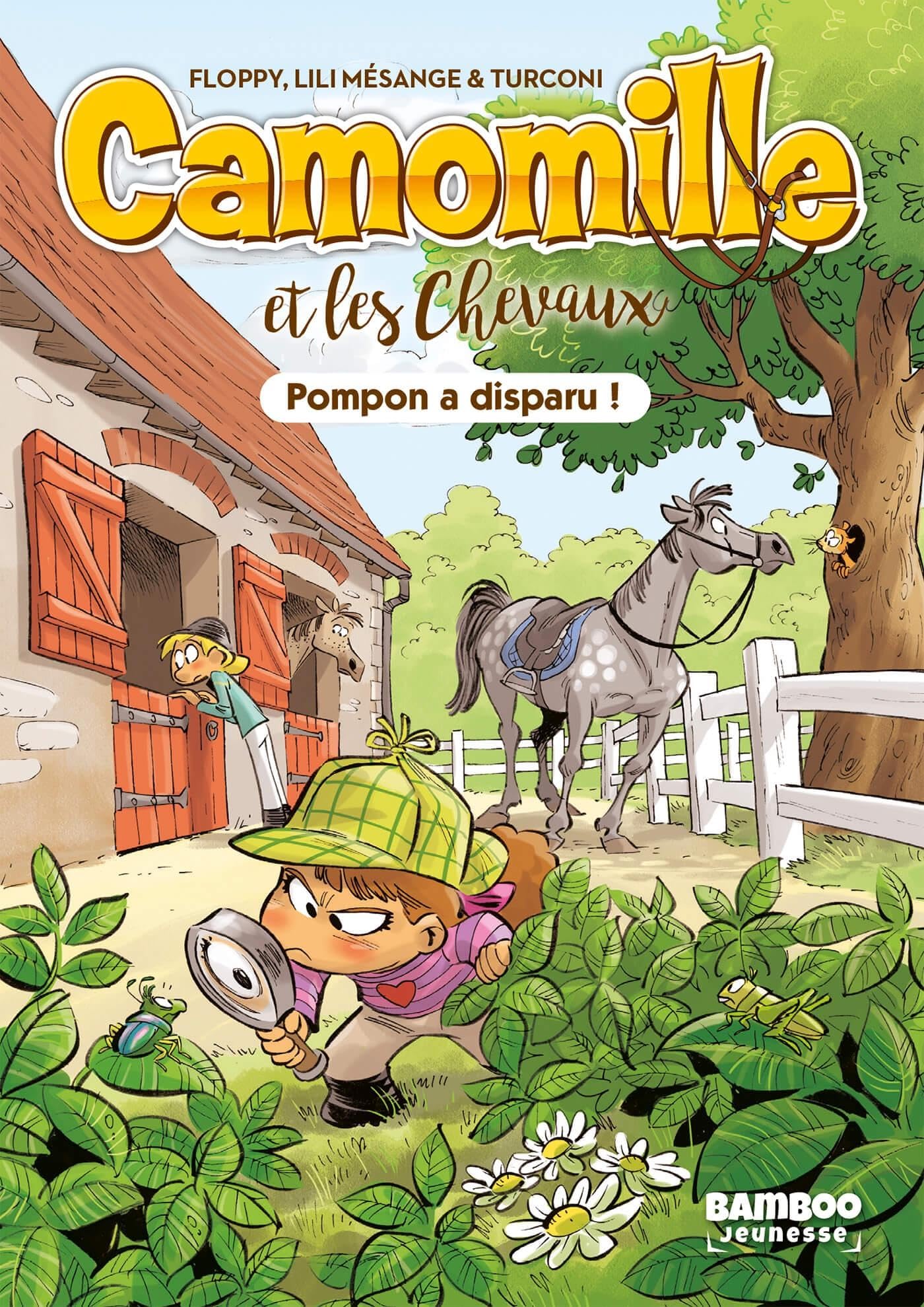 jaquette album Camomille et les chevaux - Poche - tome 01: Pompon a disparu