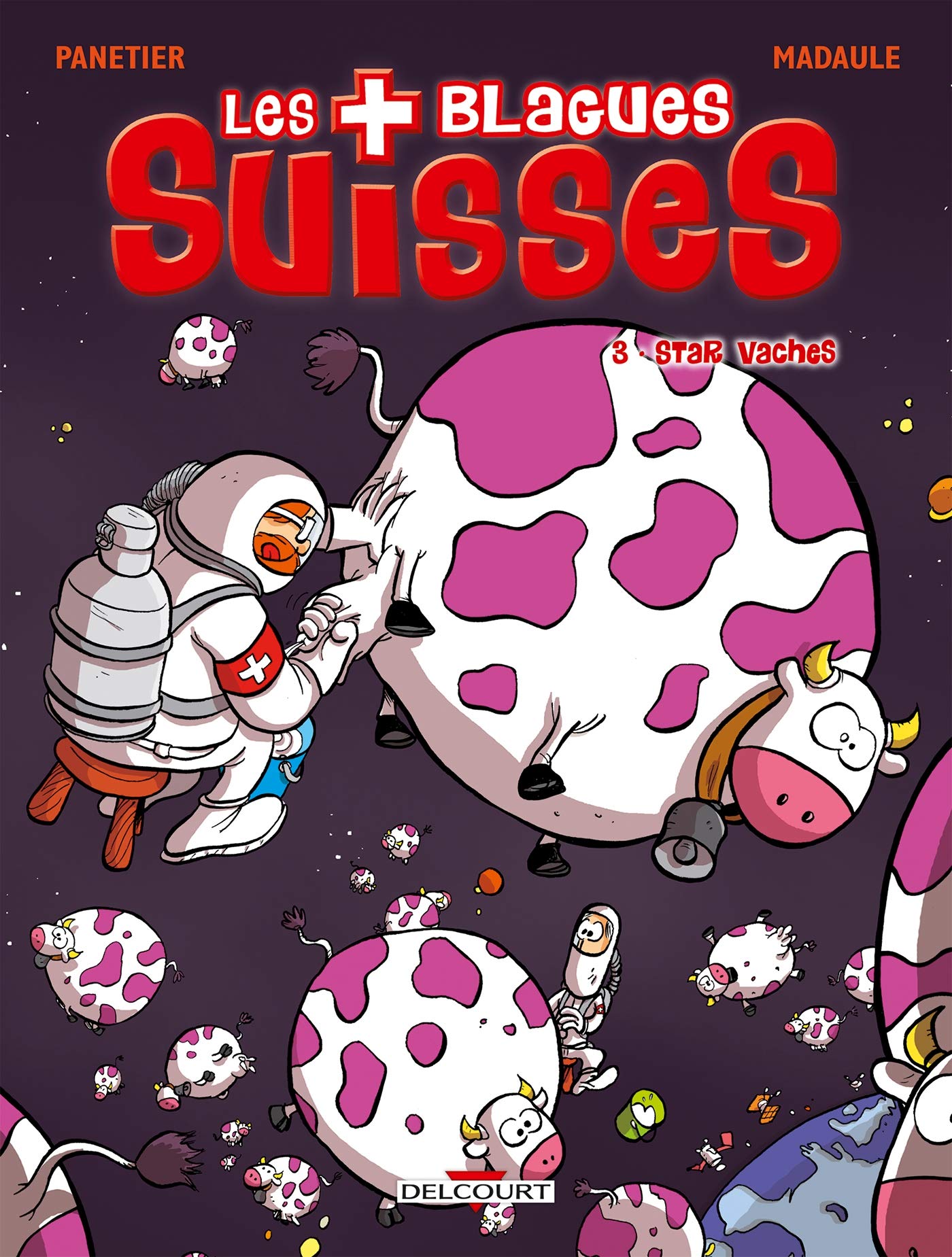 jaquette album Les Blagues suisses T03: Star Vaches
