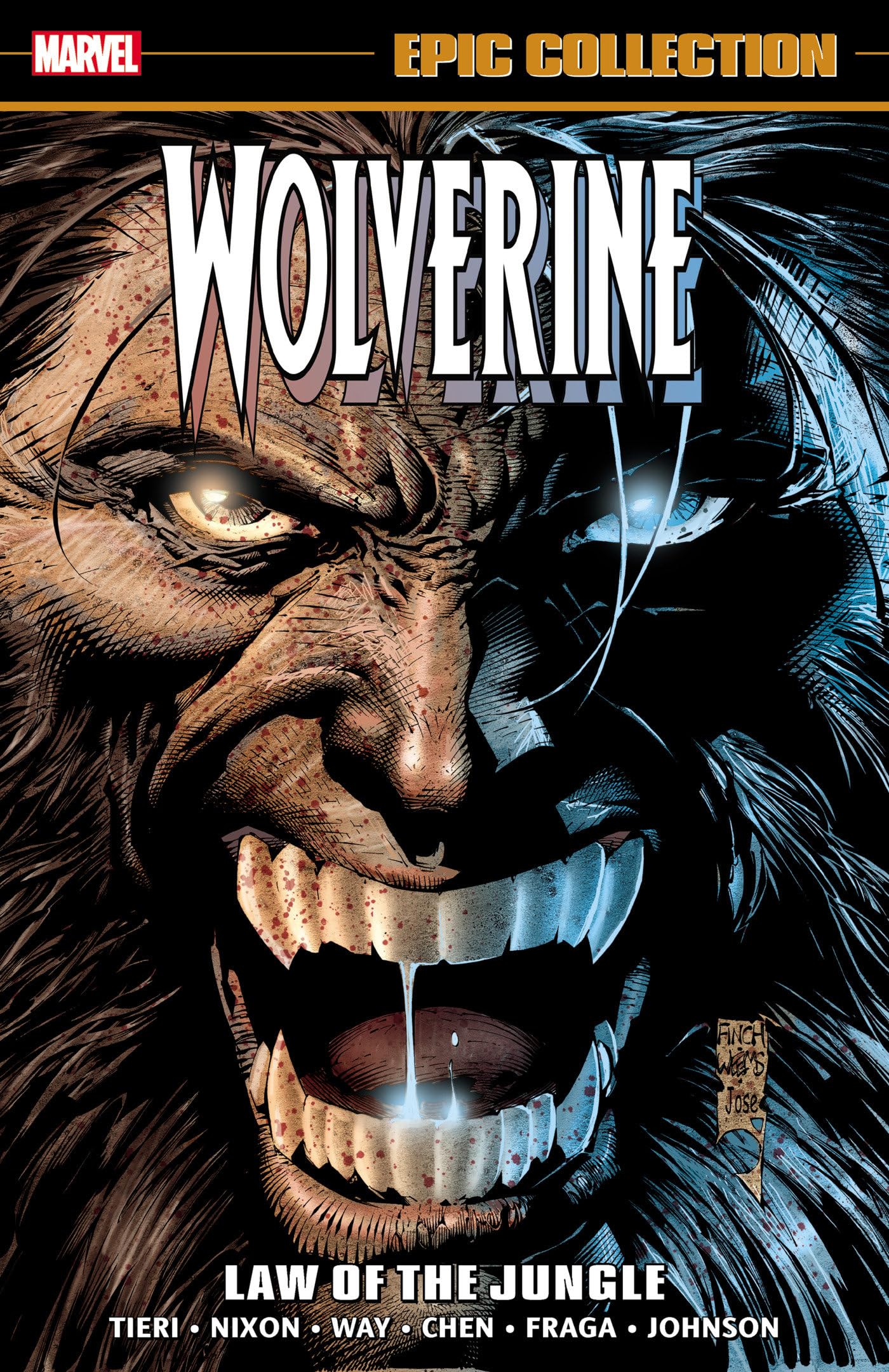 jaquette album WOLVERINE EPIC COLLECTION: LAW OF THE JUNGLE