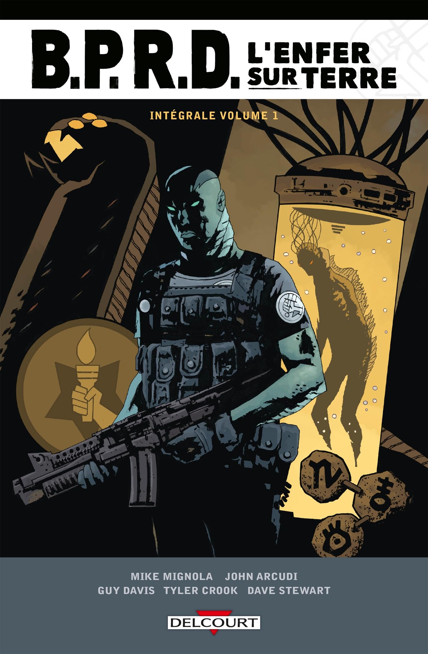 jaquette album BPRD - L'Enfer sur terre - Intégrale T01