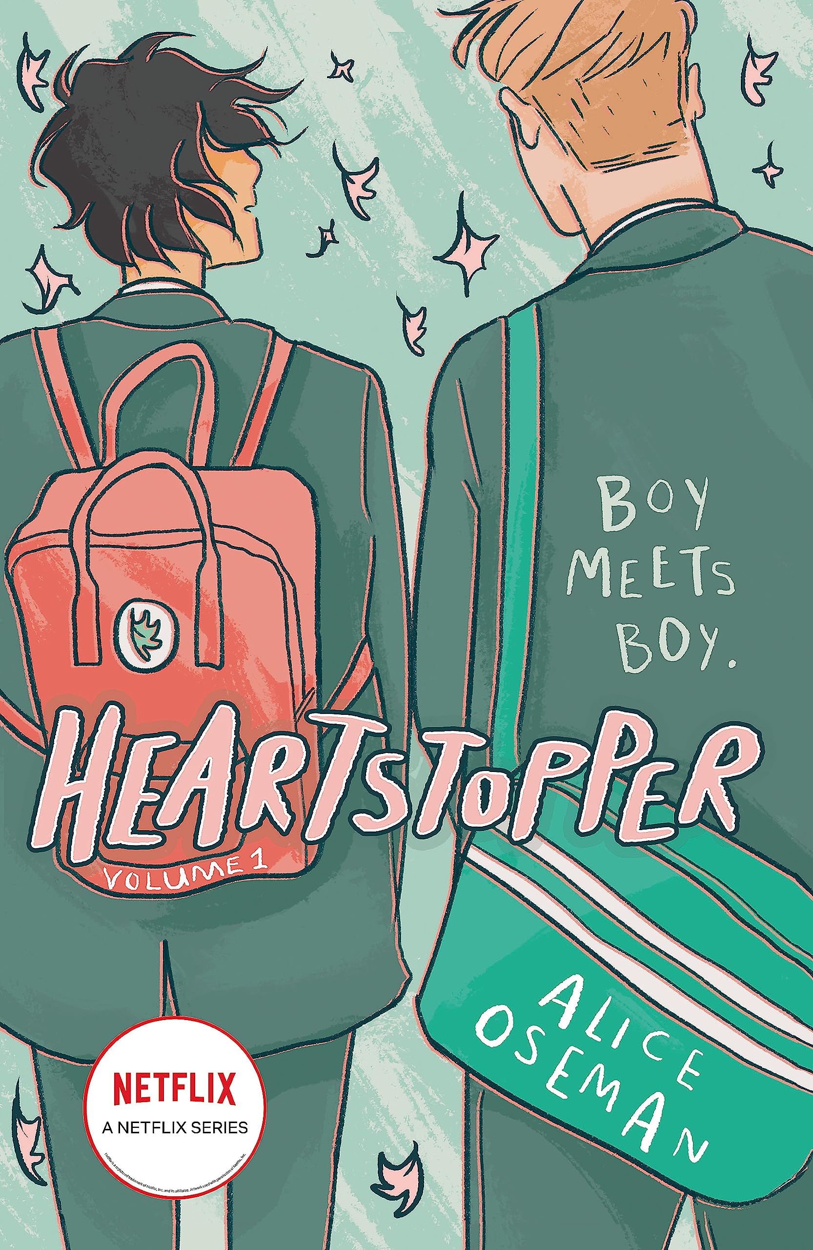 jaquette livre Heartstopper Volume 1: The phenomenal graphic novel series, also on Netflix!