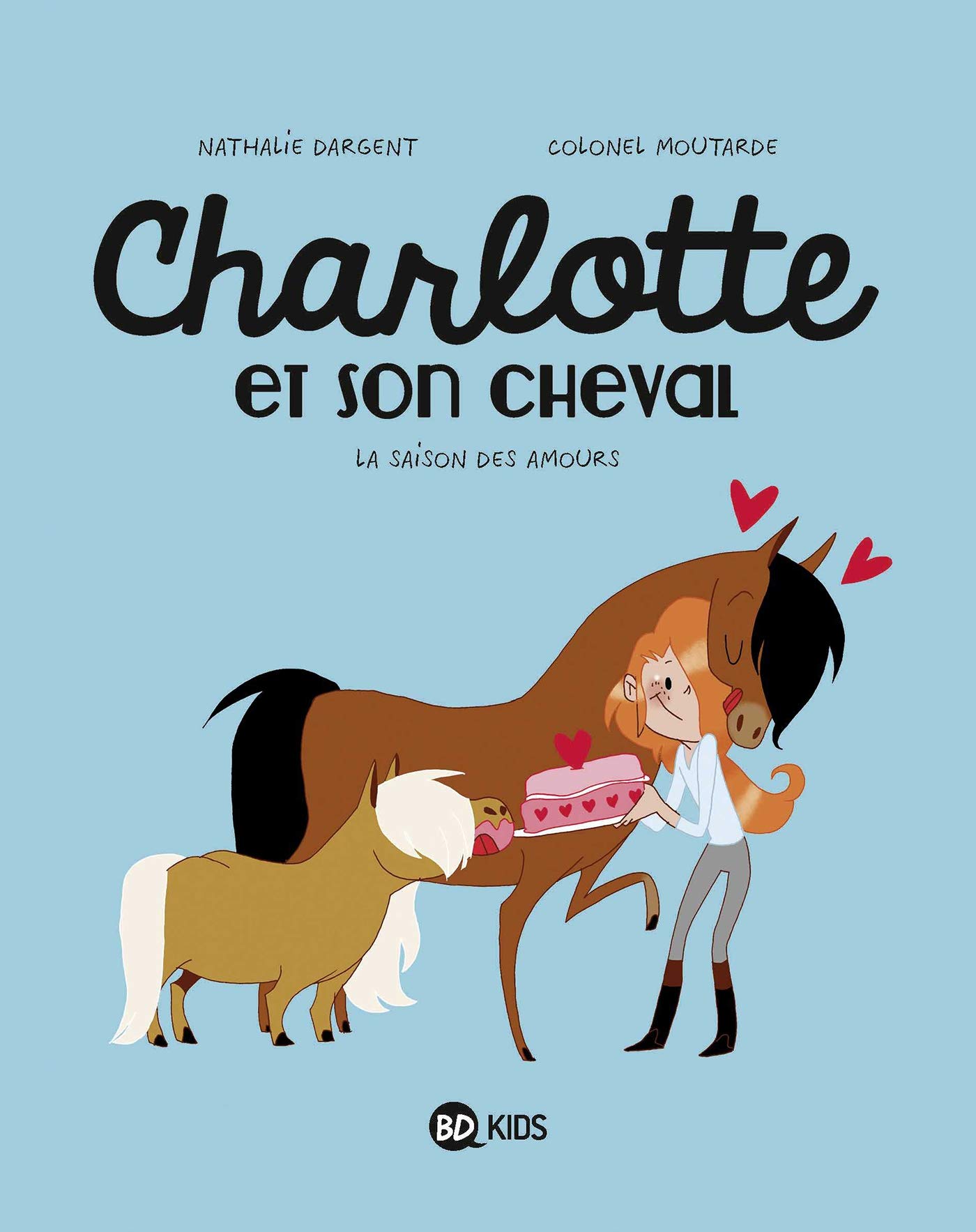 jaquette album Charlotte et son cheval, Tome 03: La saison des amours