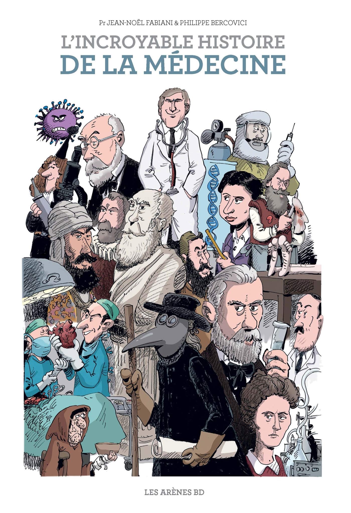 jaquette album L'Incroyable histoire de la médecine NED