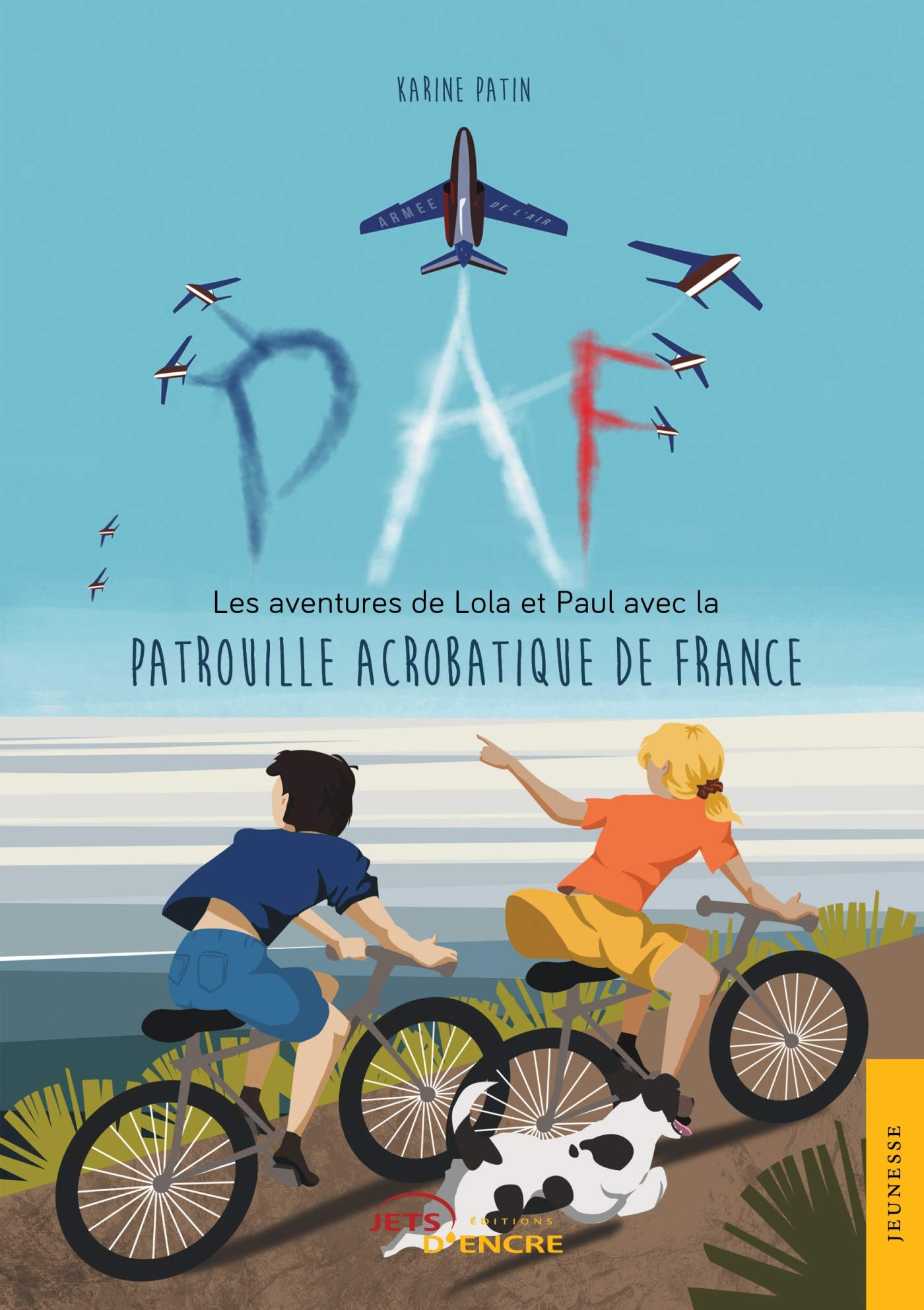 jaquette album PAF: Les aventures de Lola et Paul avec la Patrouille Acrobatique de France