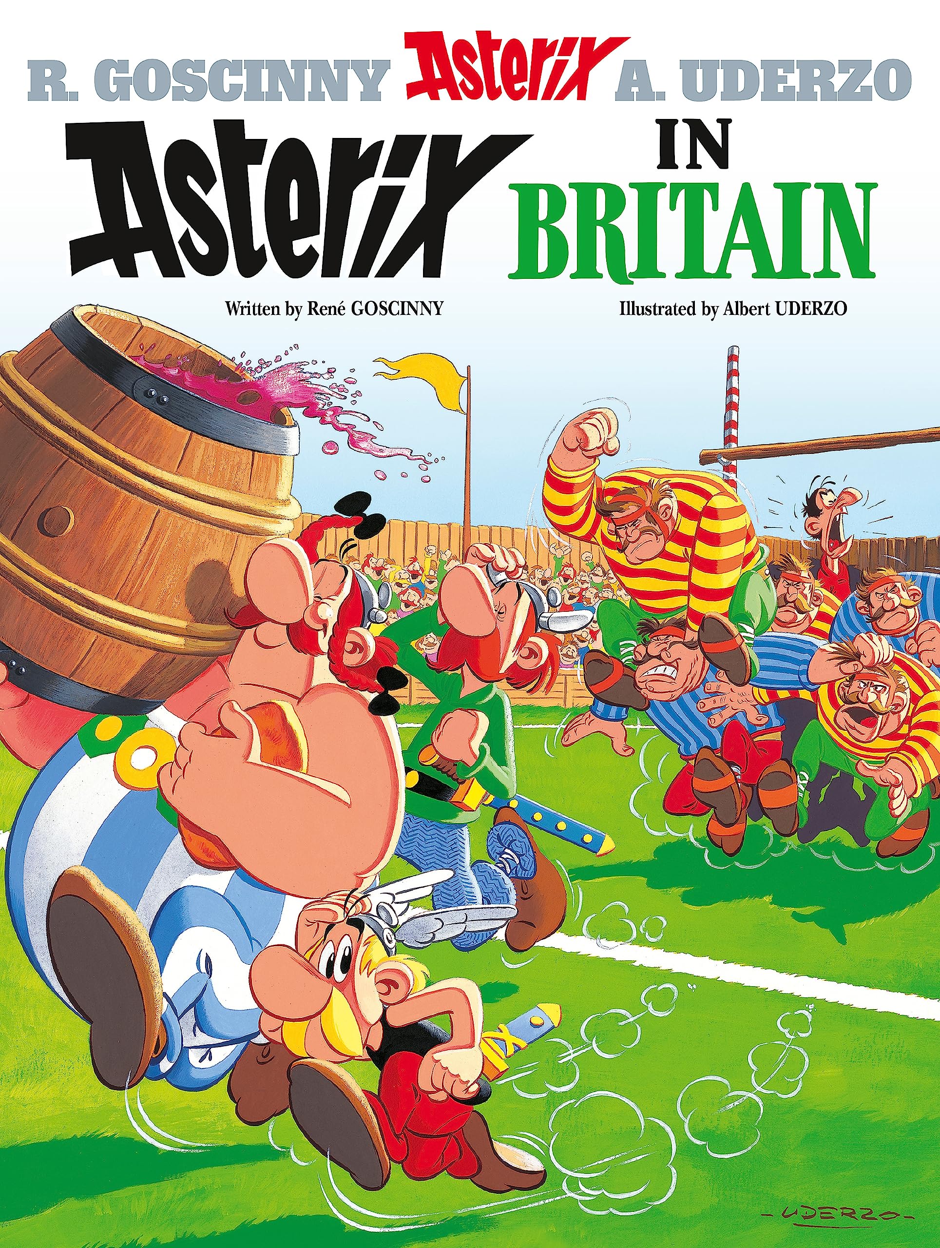 jaquette album Asterix: Asterix in Britain: Album 8