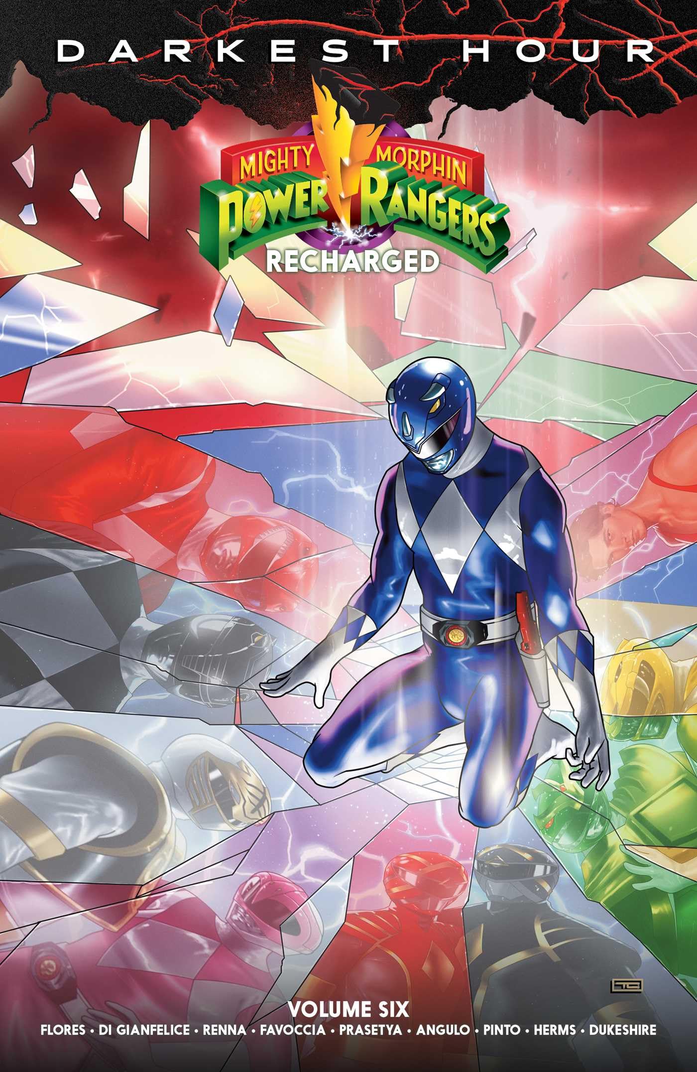 jaquette album Mighty Morphin Power Rangers: Recharged Vol. 6 SC (Book 20)
