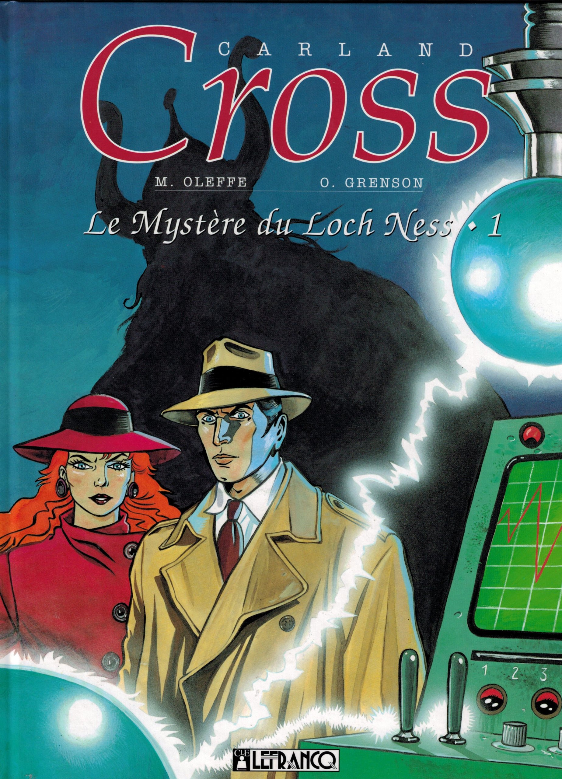 jaquette album Carland Cross, tome 1 : Le Mystère du Loch Ness