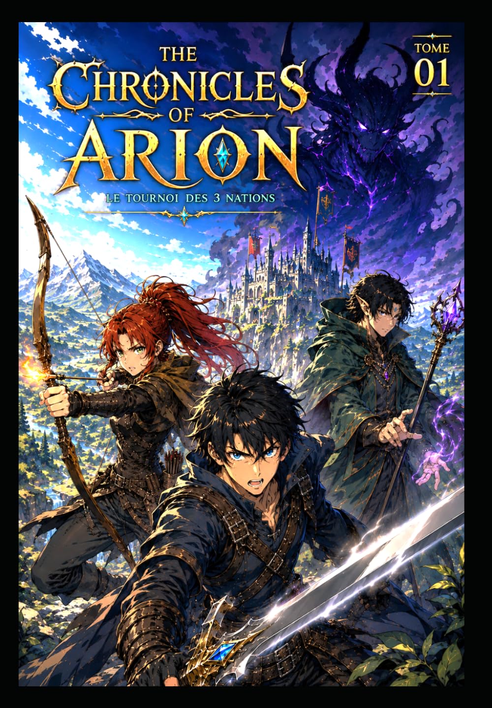 jaquette album The Chronicles of Arion: Tome 01 - Le tournois des 3 nations