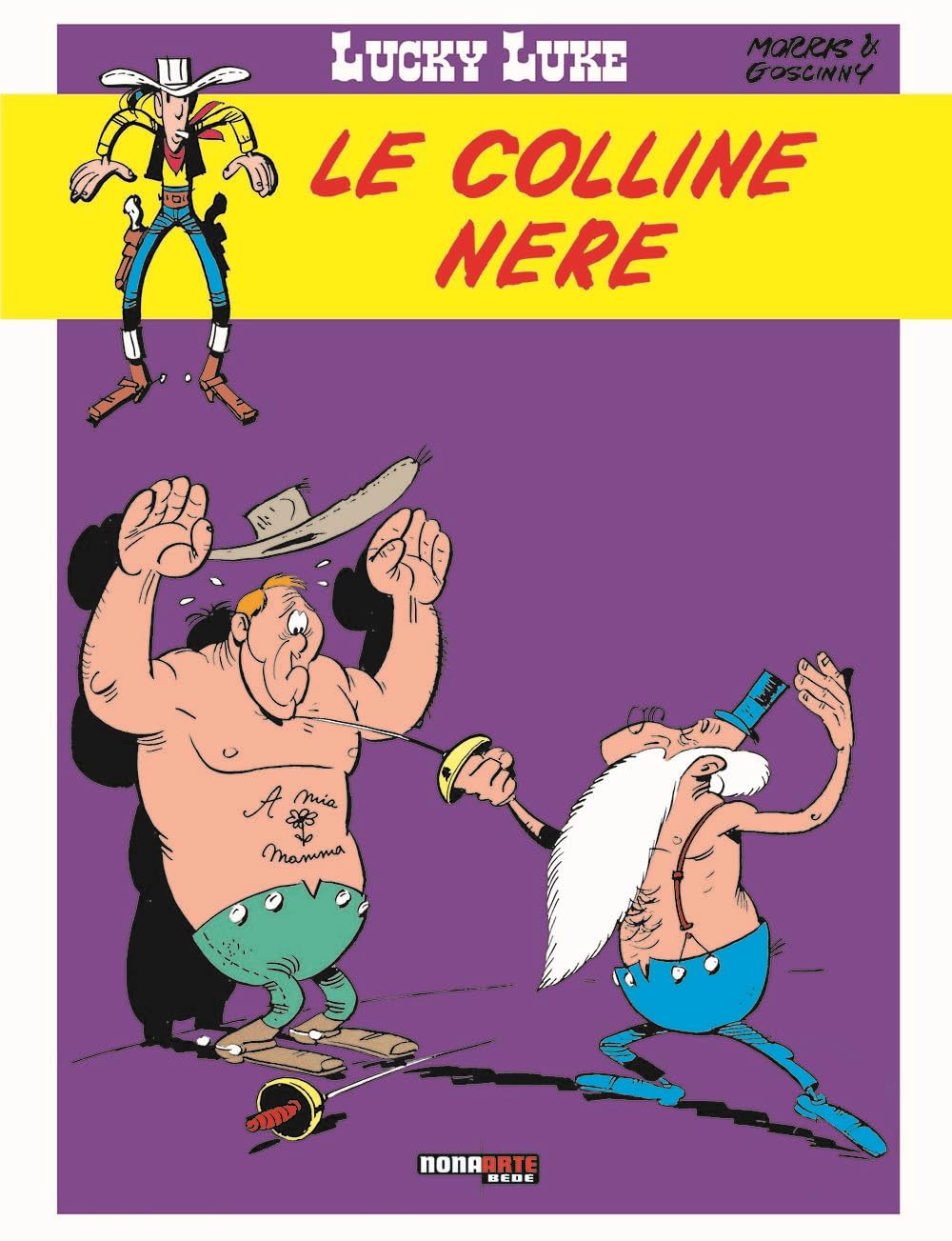 jaquette album Le colline nere. Lucky Luke