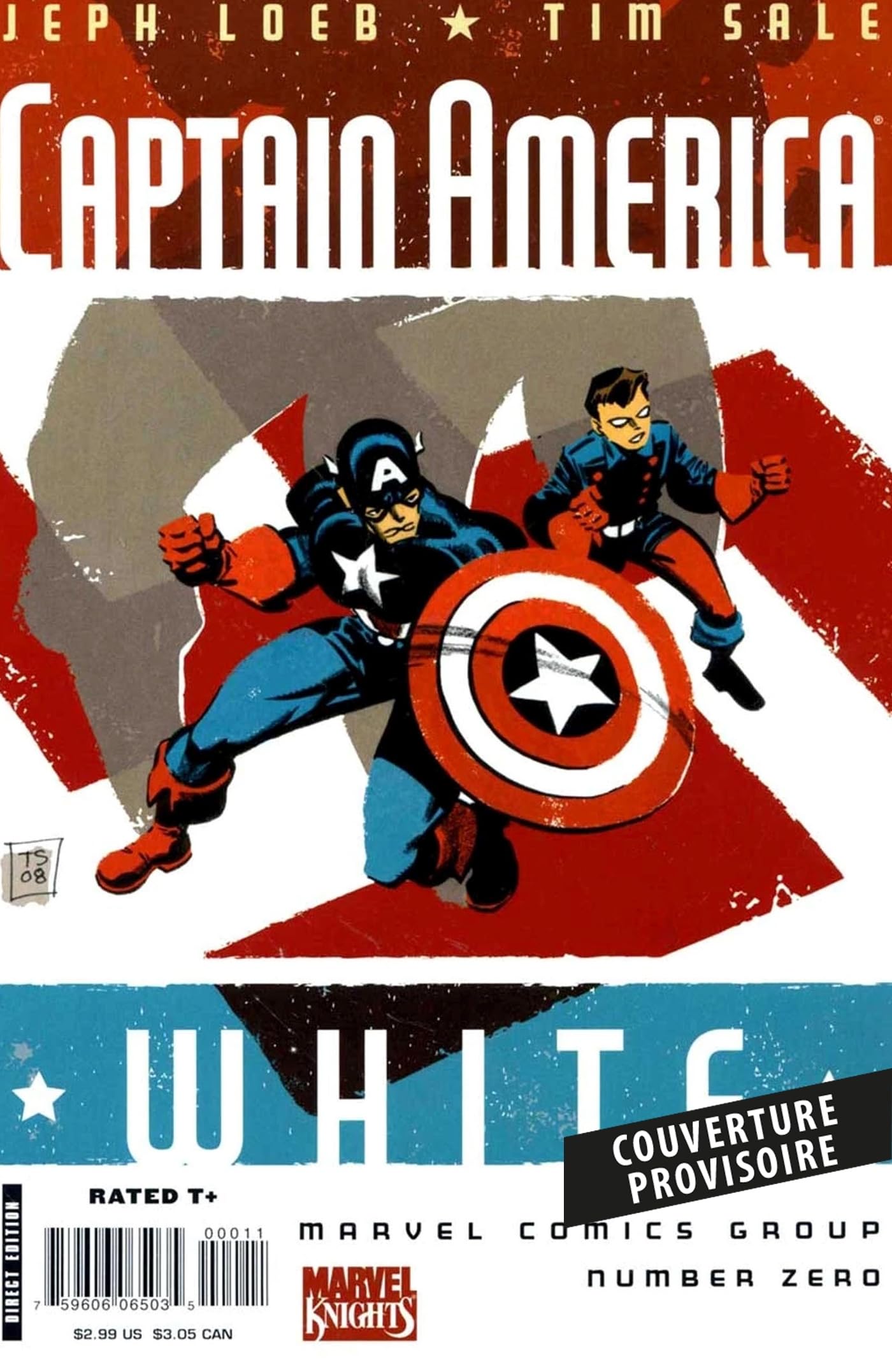 jaquette album Captain America : Blanc - Edition définitive