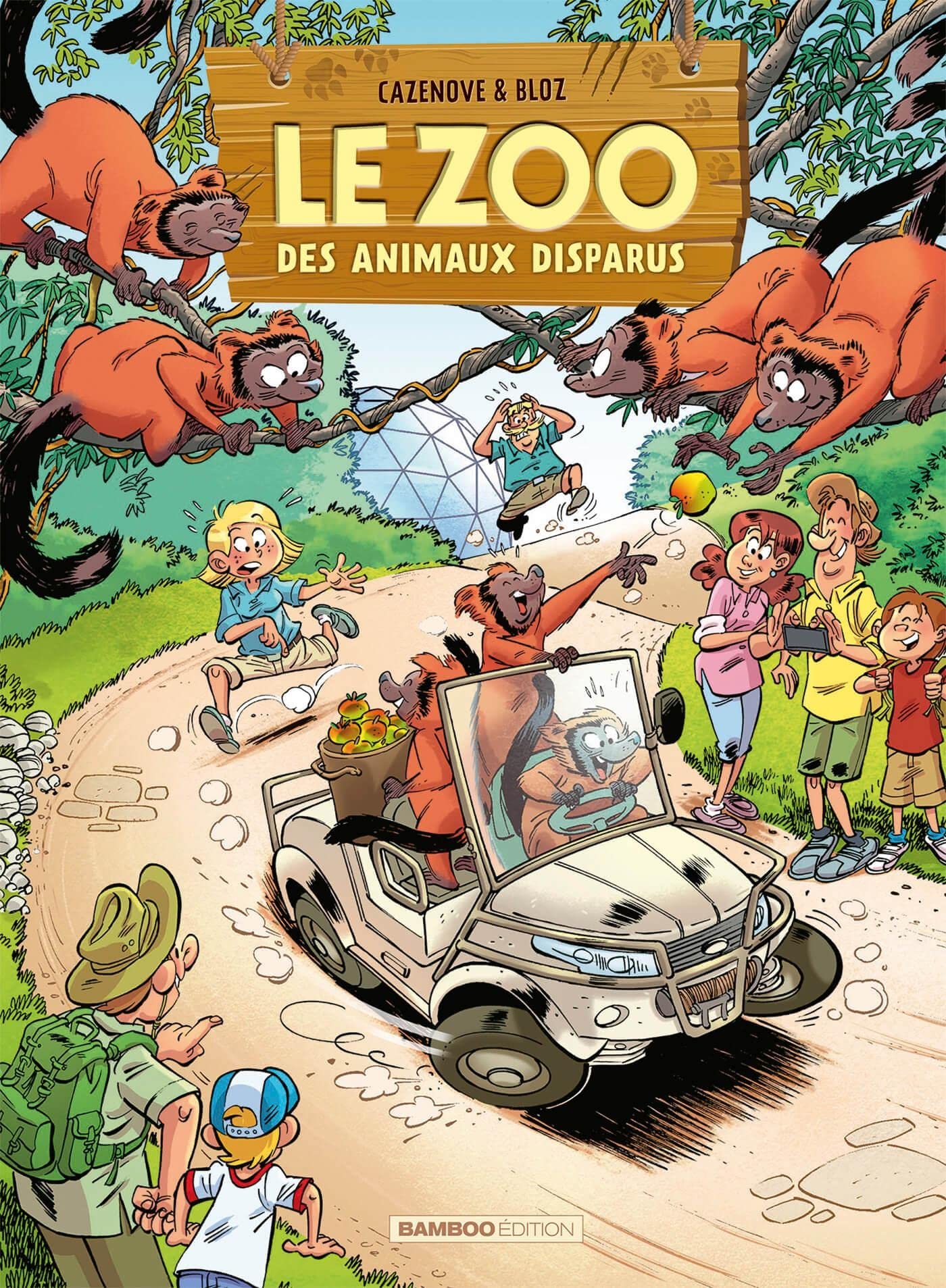 jaquette album Le Zoo des animaux disparus - tome 03 - top humour