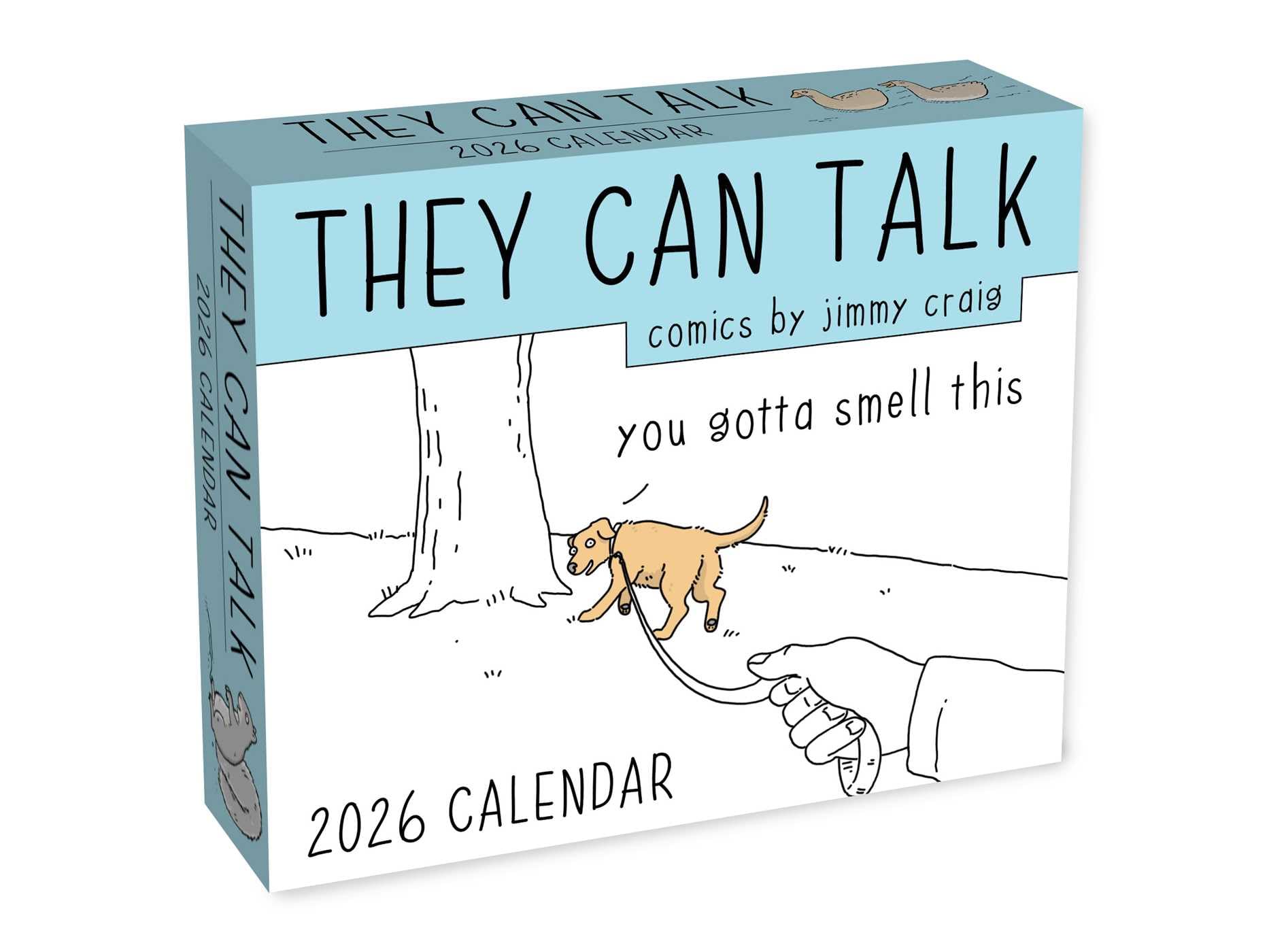 jaquette livre They Can Talk Comics 2026 Day-to-Day Calendar: You Gotta Smell This