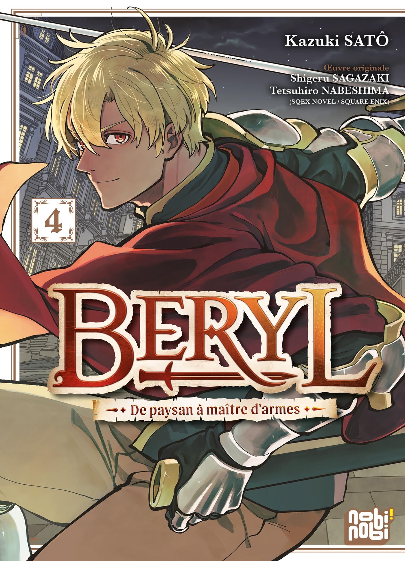 jaquette album Beryl : de paysan à maître d'armes T04