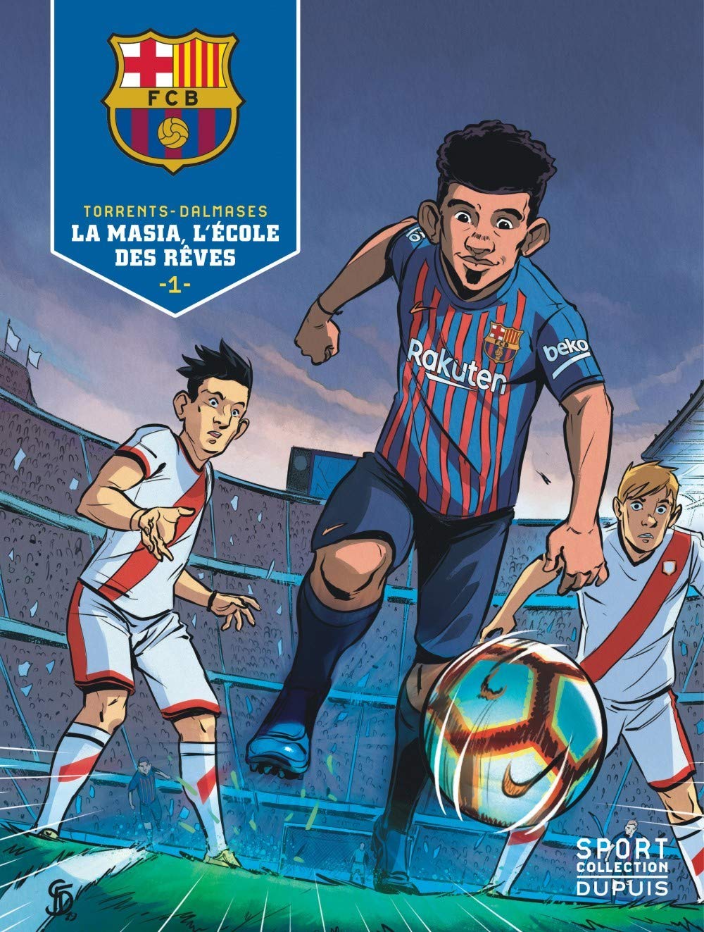 jaquette album F.C. Barcelone - Tome 1 - La Masia, l'école des rêves