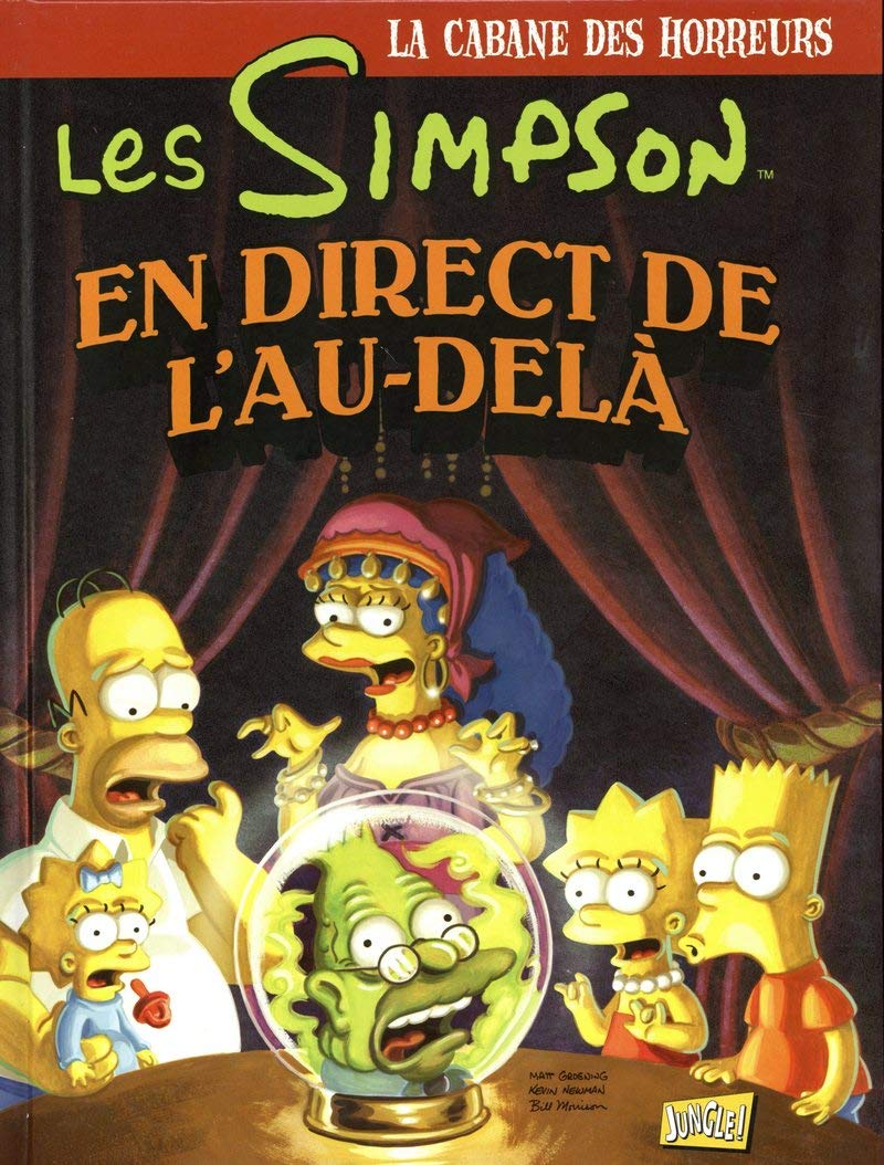 jaquette album Les Simpson - La cabane des horreurs, Tome 5 : En direct de l'au-delà
