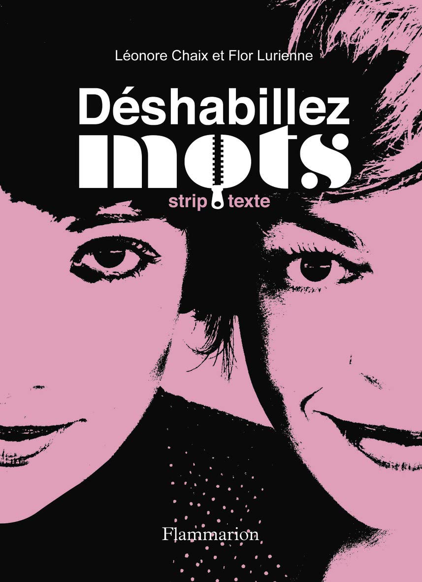 jaquette album Déshabillez-mots: strip texte