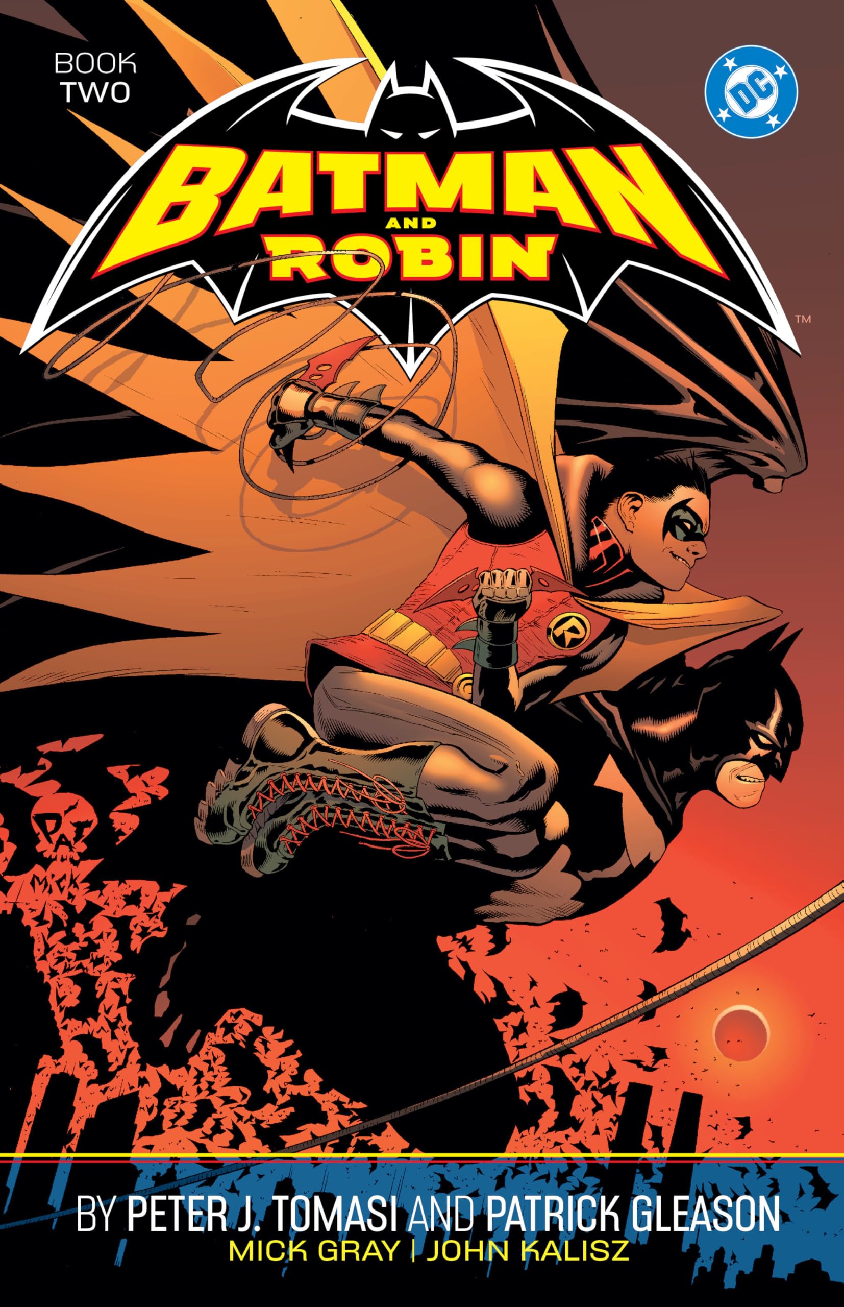 jaquette album Batman and Robin by Peter J. Tomasi and Patrick Gleason Book Two